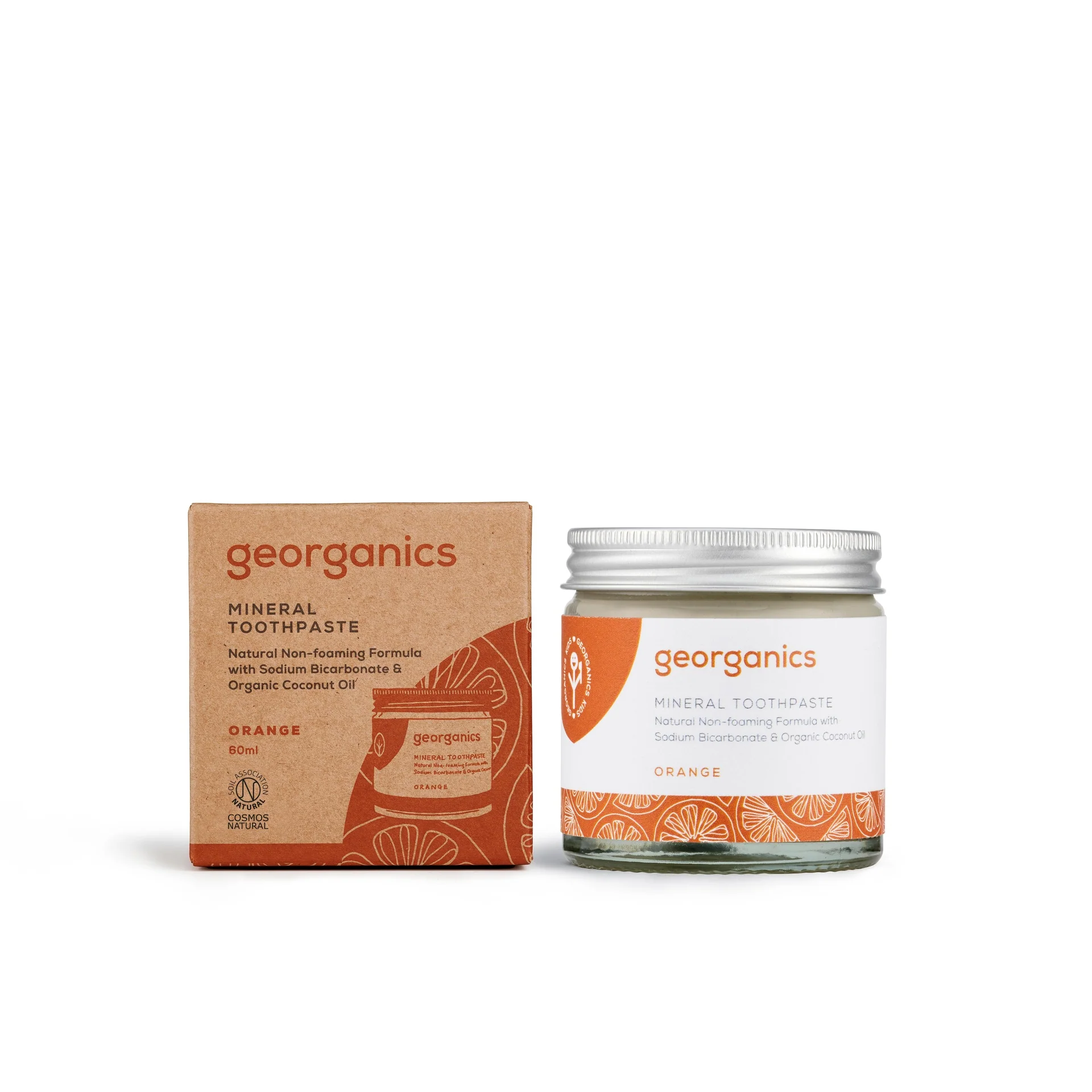 Dentífrico con Aceite de Coco Naranja Georganics 120 ml - Image 2