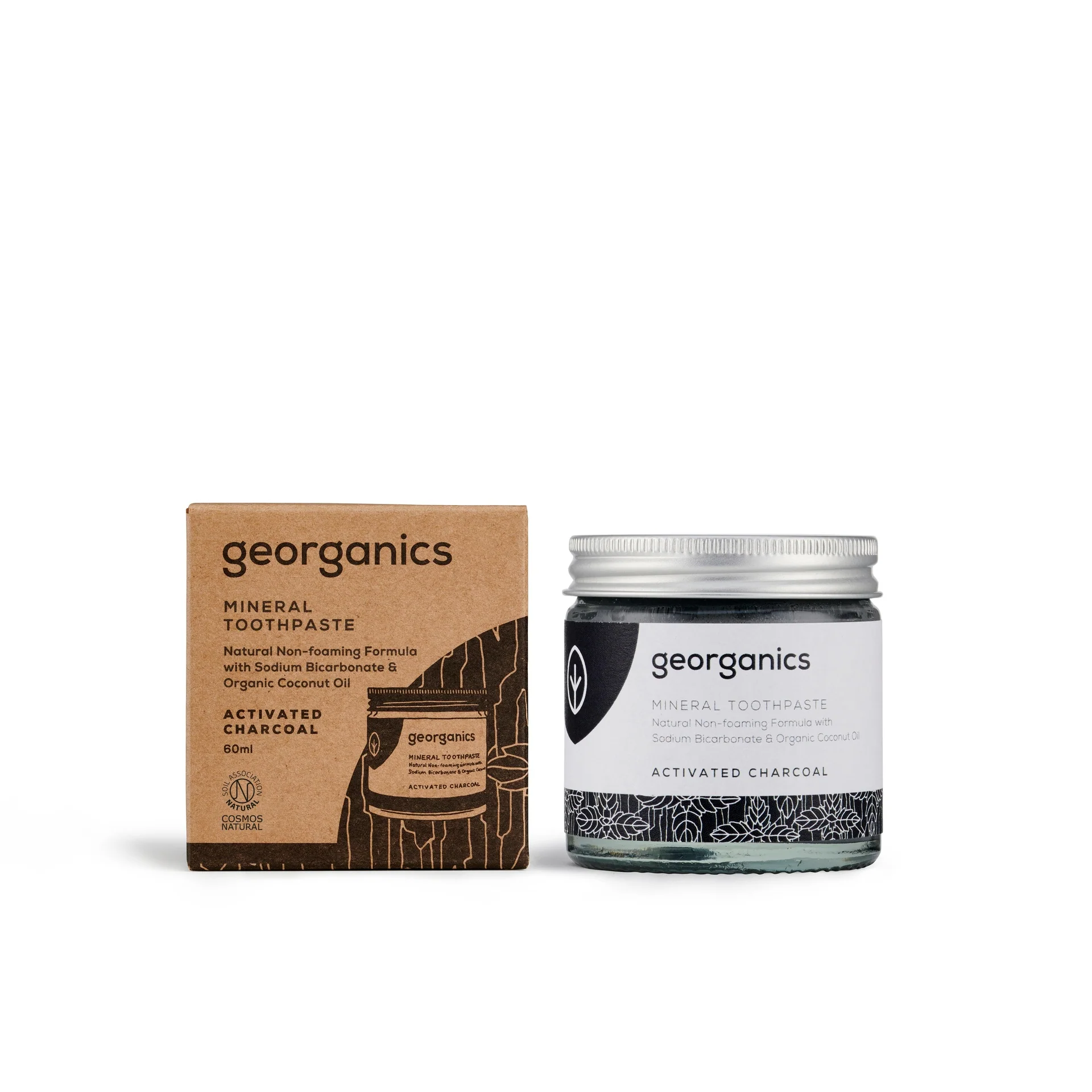 Dentífrico con Aceite de Coco y Carbón activado Georganics 120 ml - Image 2