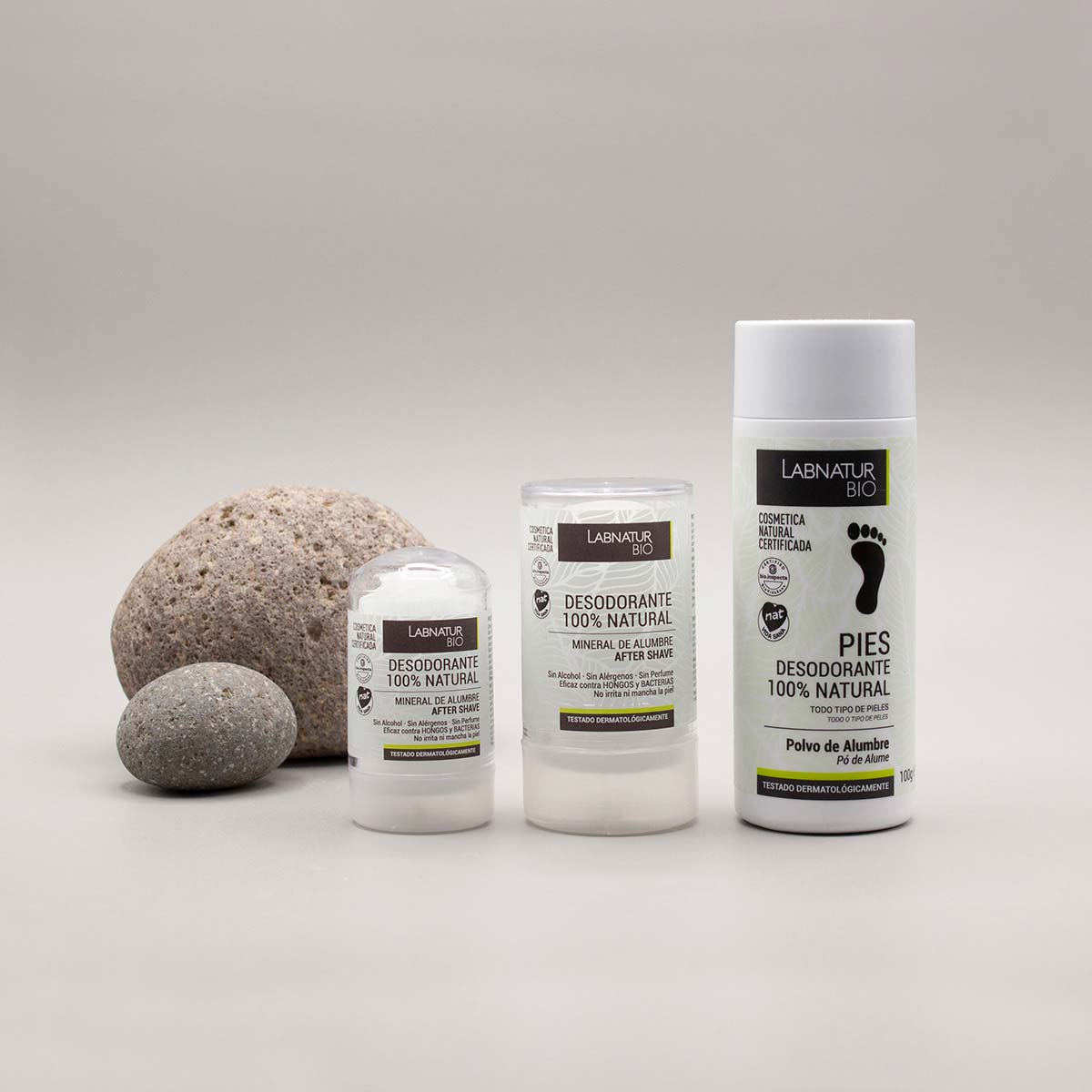 Desodorante Natural de Alumbre en Polvo para Pies Labnatur 100 g | Control Olor | Absorbe Humedad - Image 4