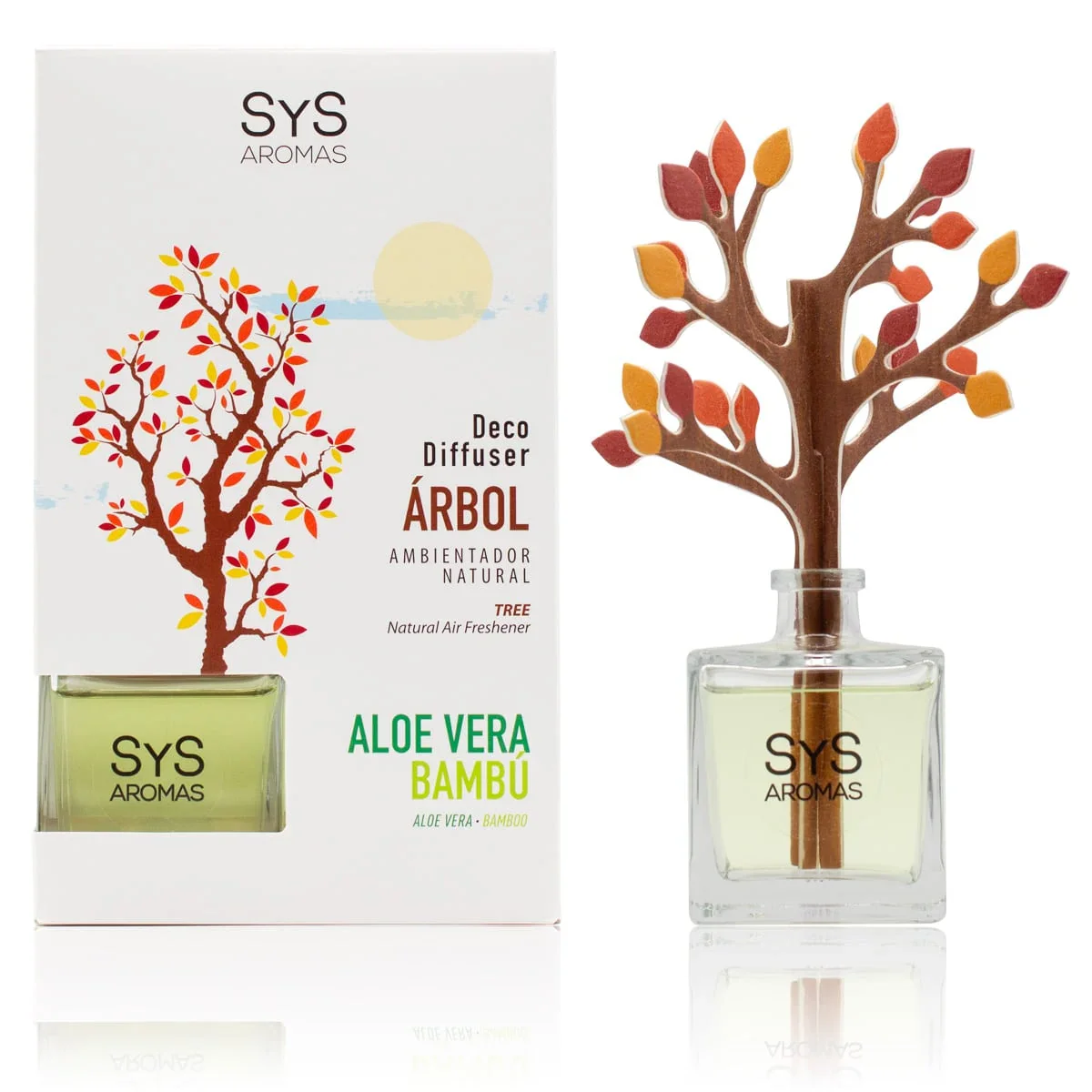 Difusor de Varillas Aloe Vera y Bambú 90 ml | Aroma Fresco Natural | Mikado Hogar | Ambiente Relajante - Image 2