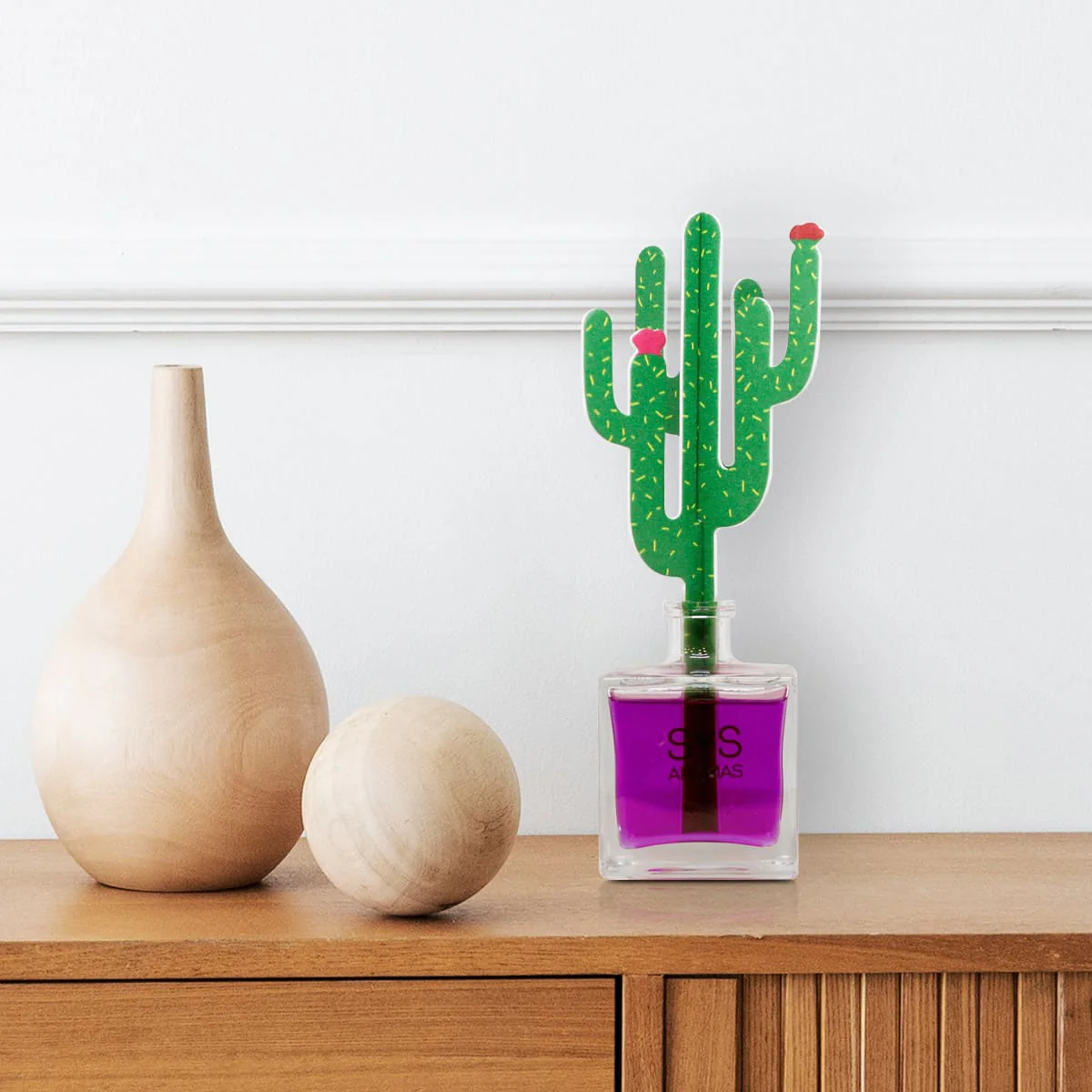 Difusor de Varillas Cactus Lavanda 90 ml | Aroma Floral Relajante | Mikado Decorativo | Ambiente Calmante - Image 2