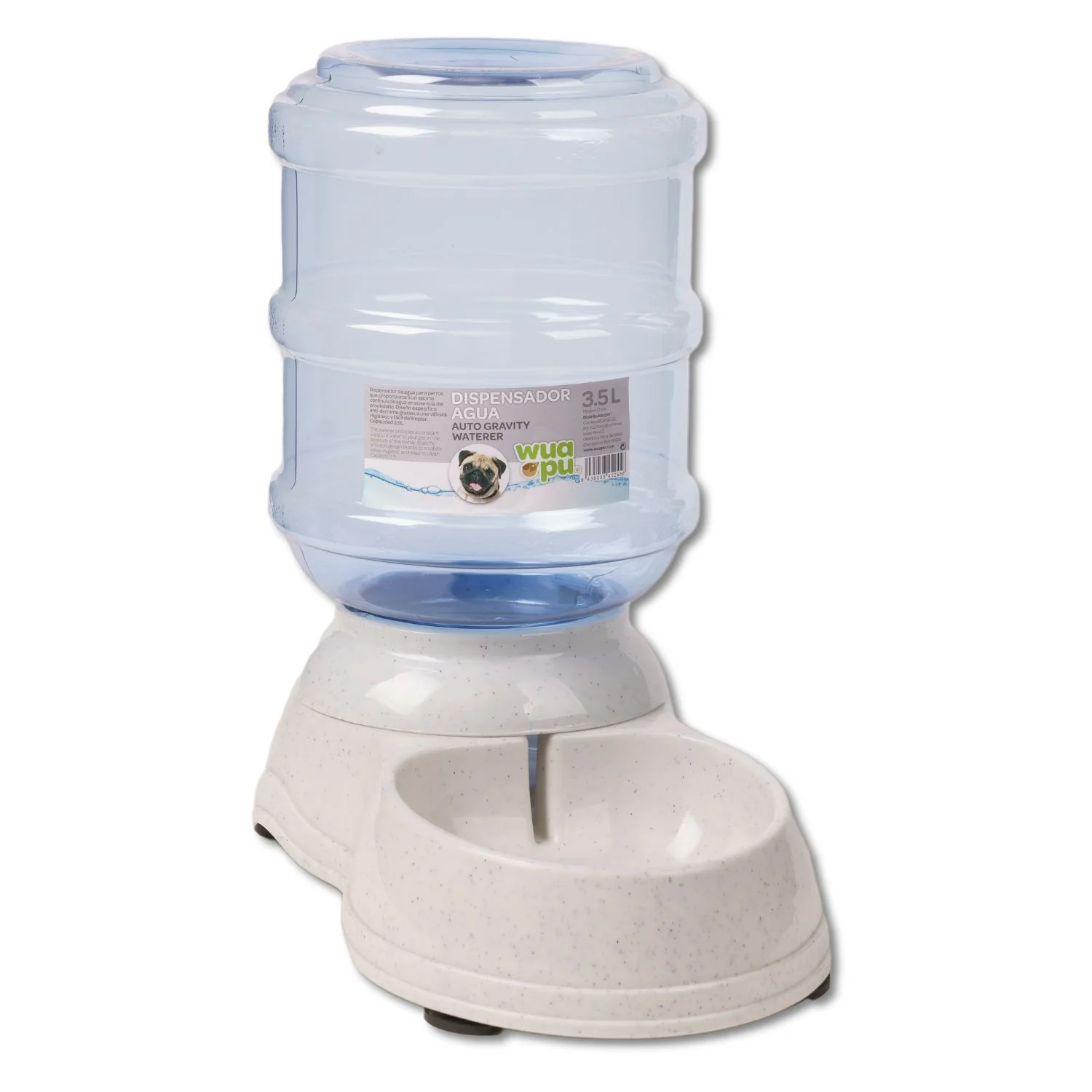 Dispensador De Agua Wuapu Para Perros Y Gatos, Capacidad Aproximada De 3'5 Litros.