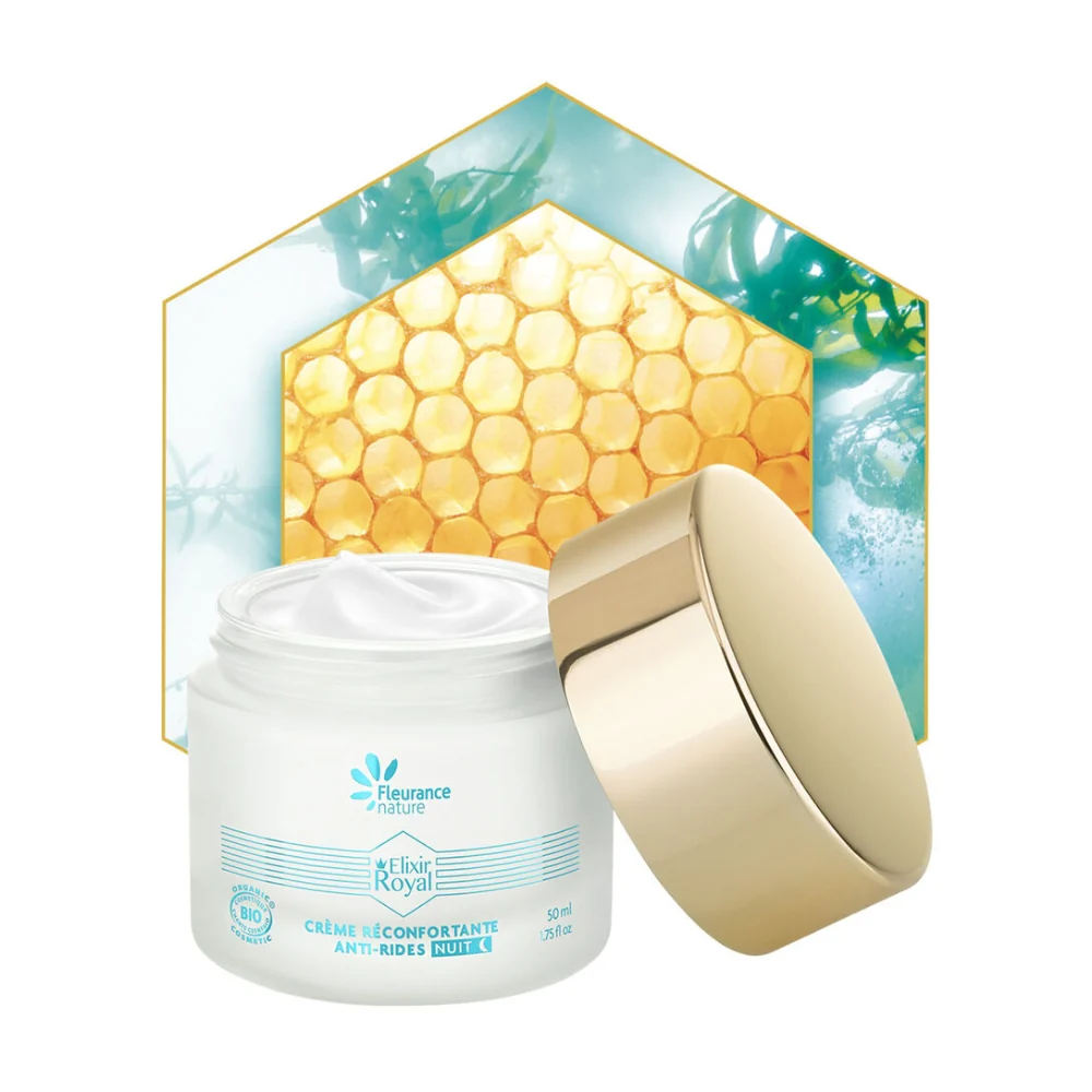 Elixir Royal Crema Reconfortante Antiarrugas Noche Fleurance Nature 50ml - Image 2