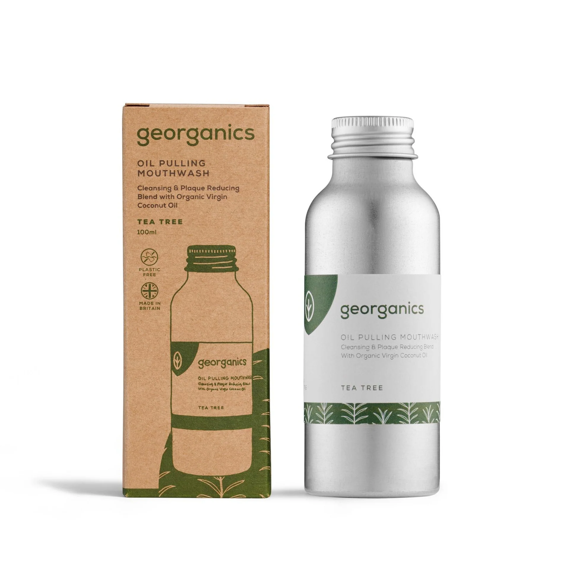 Enjuague Bucal con Aceite de Coco y Árbol del té Georganics 250 ml - Image 2