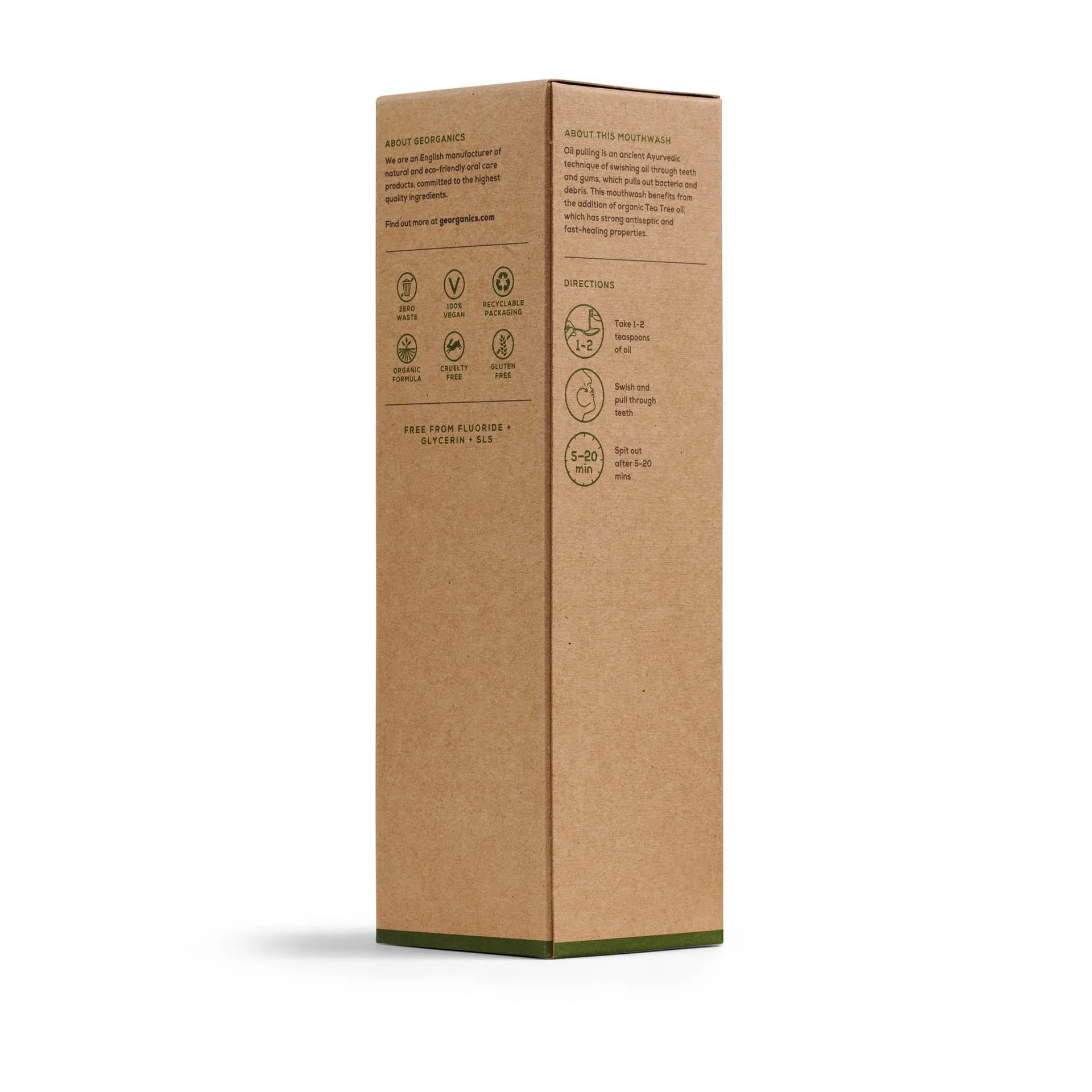 Enjuague Bucal con Aceite de Coco y Árbol del té Georganics  100 ml - Image 6