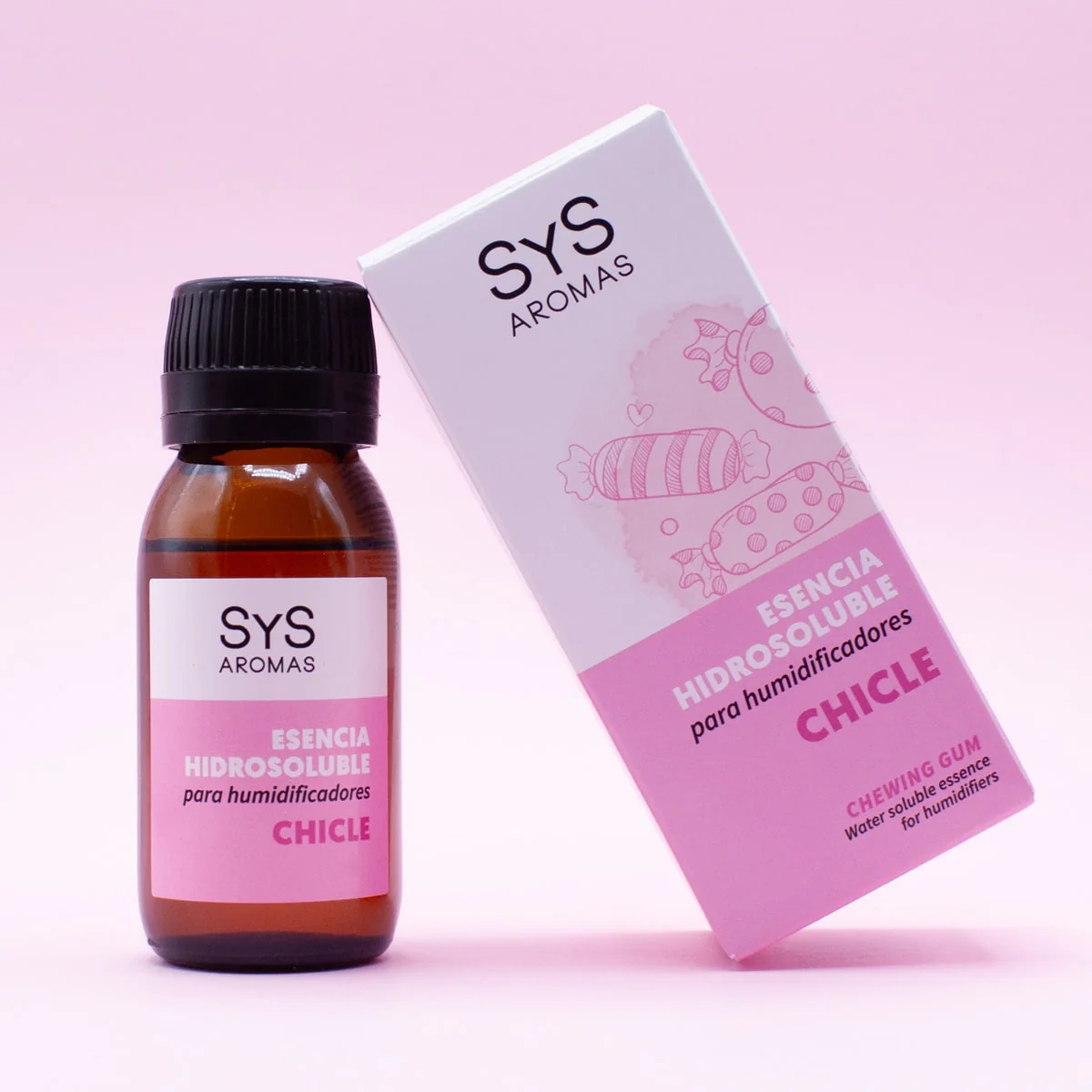 Esencia Hidrosoluble Chicle SYS Aromas 50 ml | Aroma Dulce Golosina | Humidificador Difusor | Fragancia Intensa - Image 4