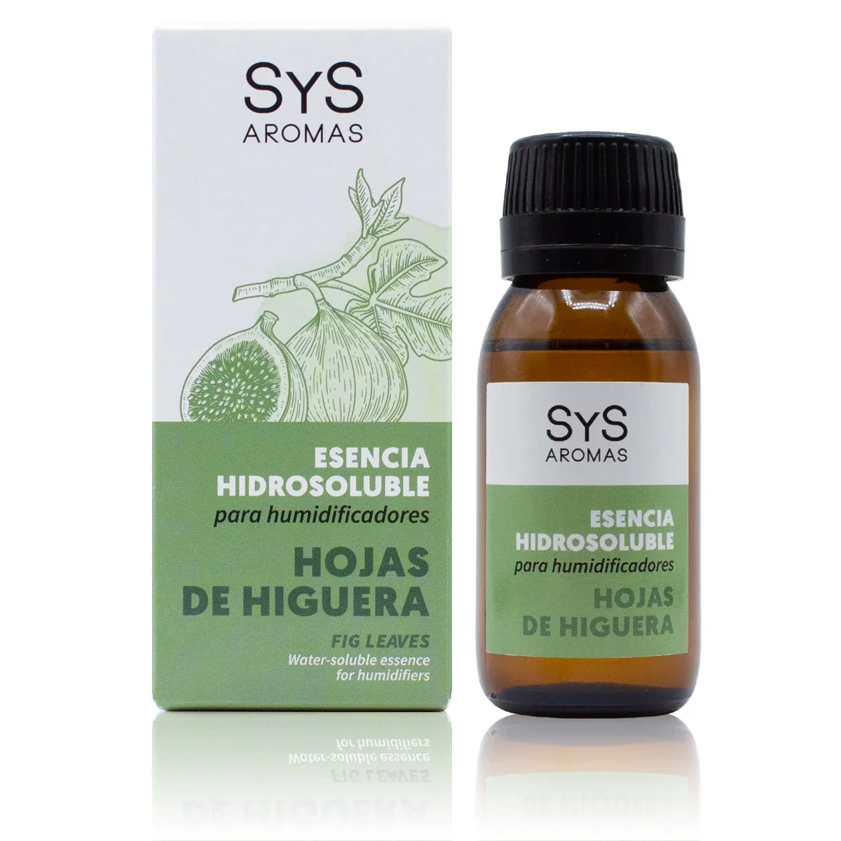 Esencia Hidrosoluble Hojas de Higuera SYS Aromas 50 ml | Aroma Verde Natural | Humidificador Difusor | Fragancia