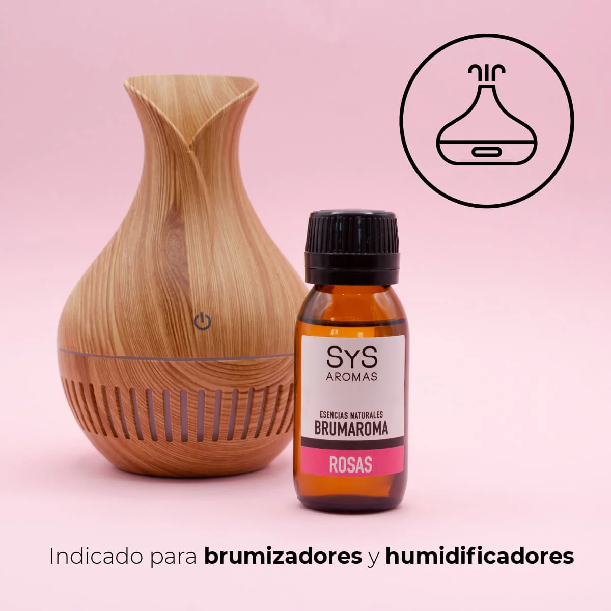 Esencia Hidrosoluble Rosas 50 Ml | Aroma Floral Relajante | Ambientador Difusor | Laboratorio Sys - Image 3