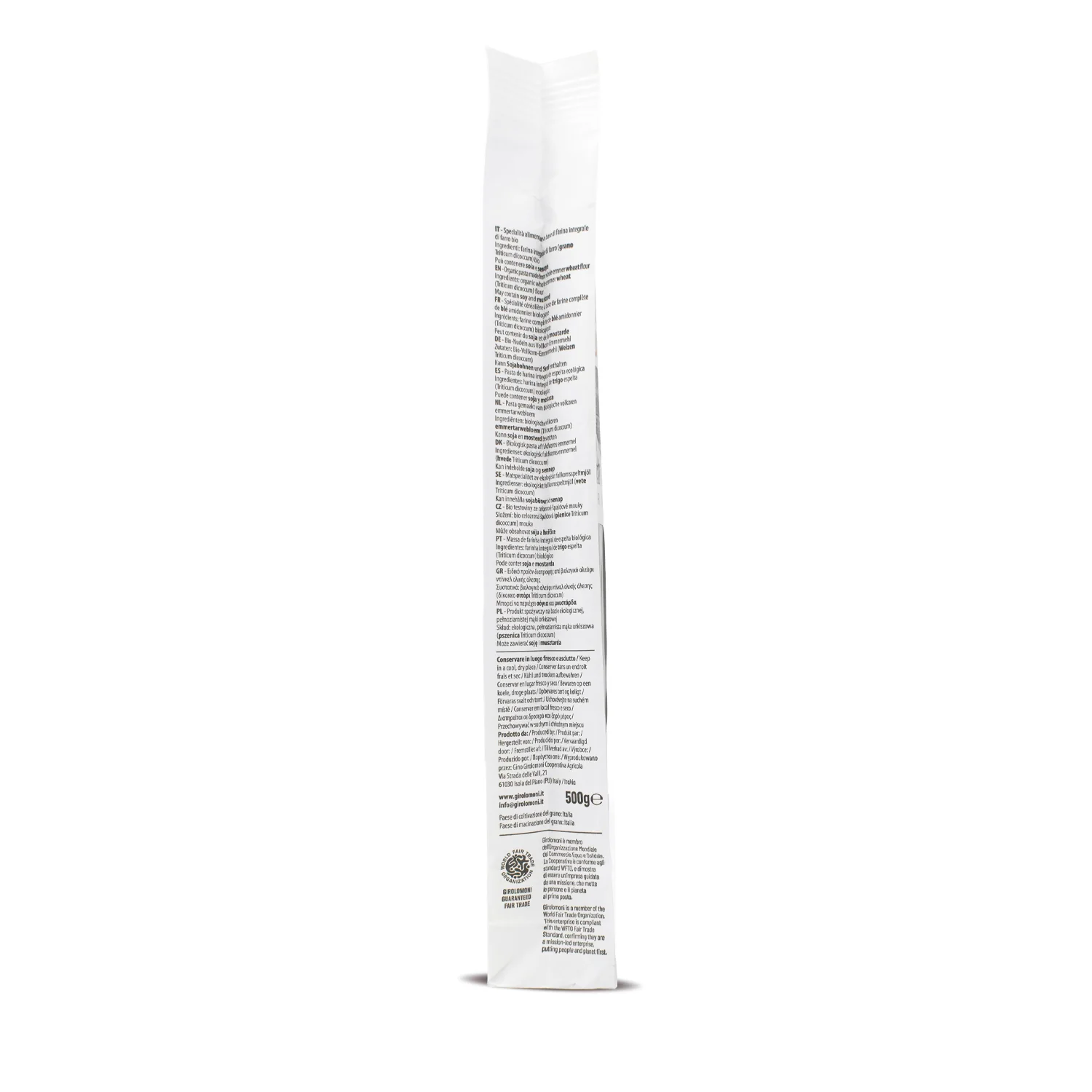 Espagueti espelta integral bio Girolomoni 500g - Image 3