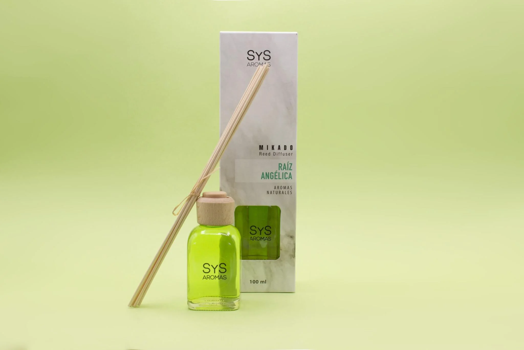 Estuche Ambientador Mikado Raíz de Angélica 100 ml | Difusor de Varillas | Fragancia Herbal y Elegante - Image 3