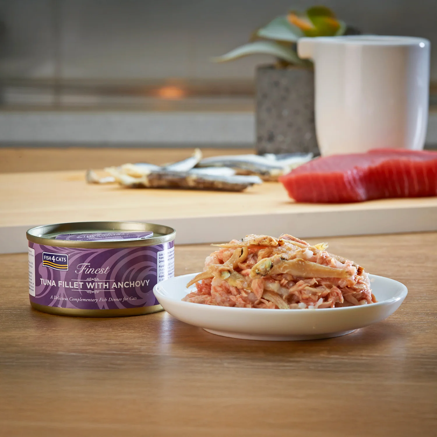 Fish4cats Filete Para Gato – Atún Con Anchoas 70 G (pack De 10) - Image 3