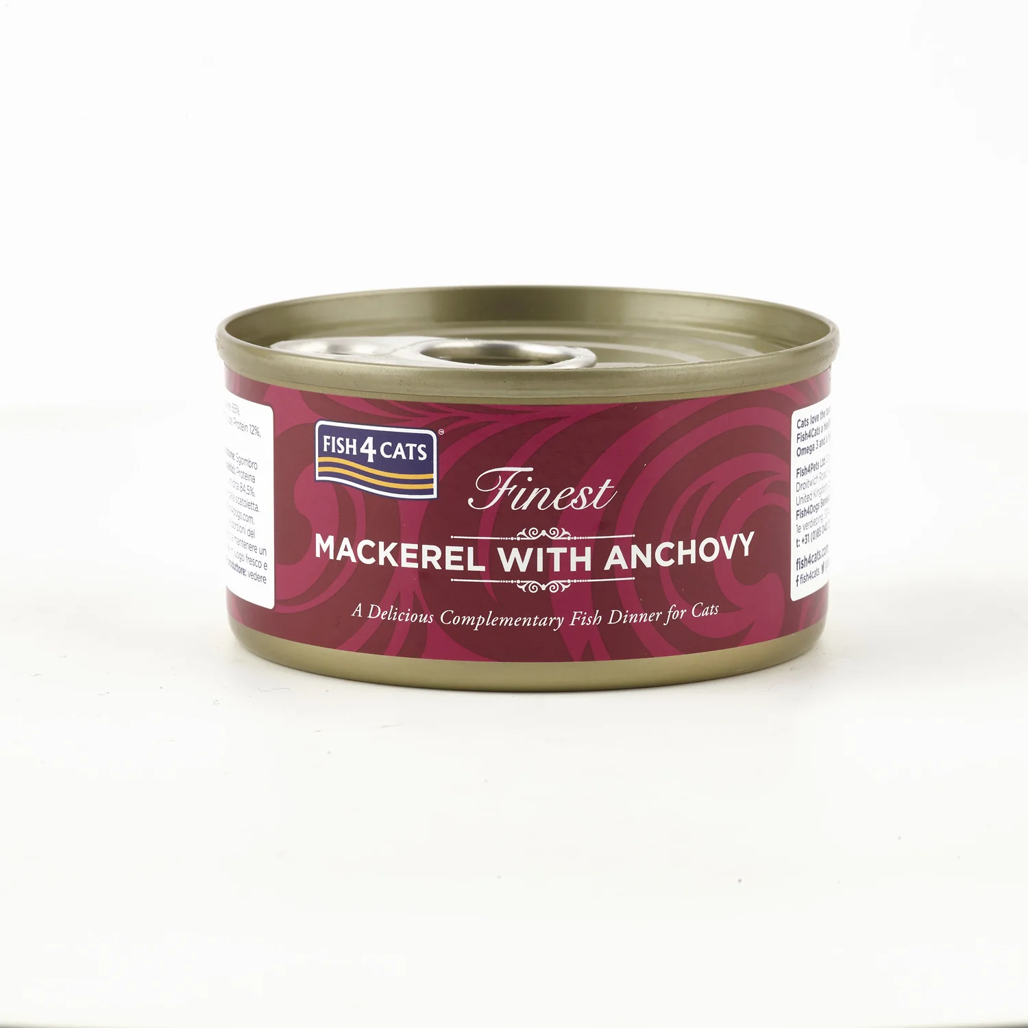Fish4cats Filete Para Gato – Caballa Con Anchoas 70 G (pack De 10) - Image 4