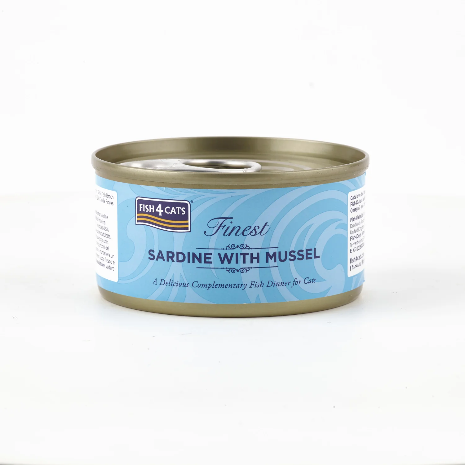 Fish4cats Filete Para Gato – Sardina Con Mejillón 70 G (pack De 10) - Image 4
