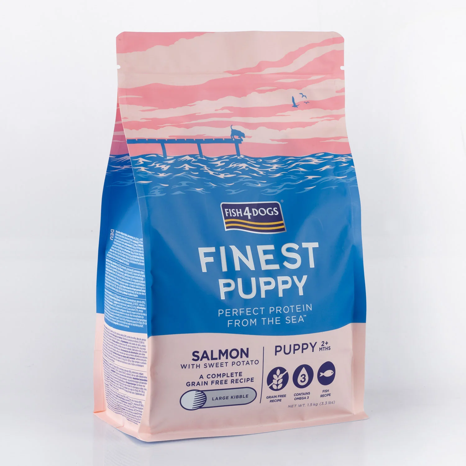 Fish4dogs Pienso Para Cachorro Sin Cereales – Salmón Y Boniato 1,5 Kg - Image 4