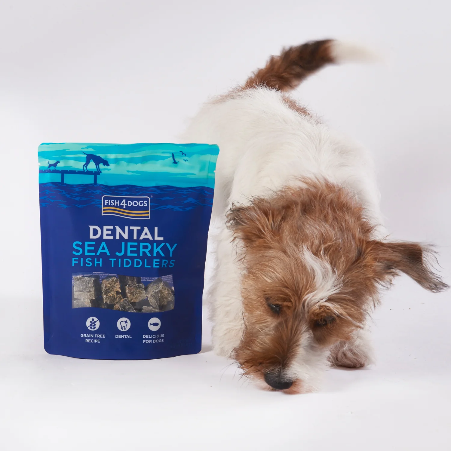 Fish4dogs Snack Dental Natural – Sea Jerky Fish Tiddlers 115 G (pack De 10) - Image 5
