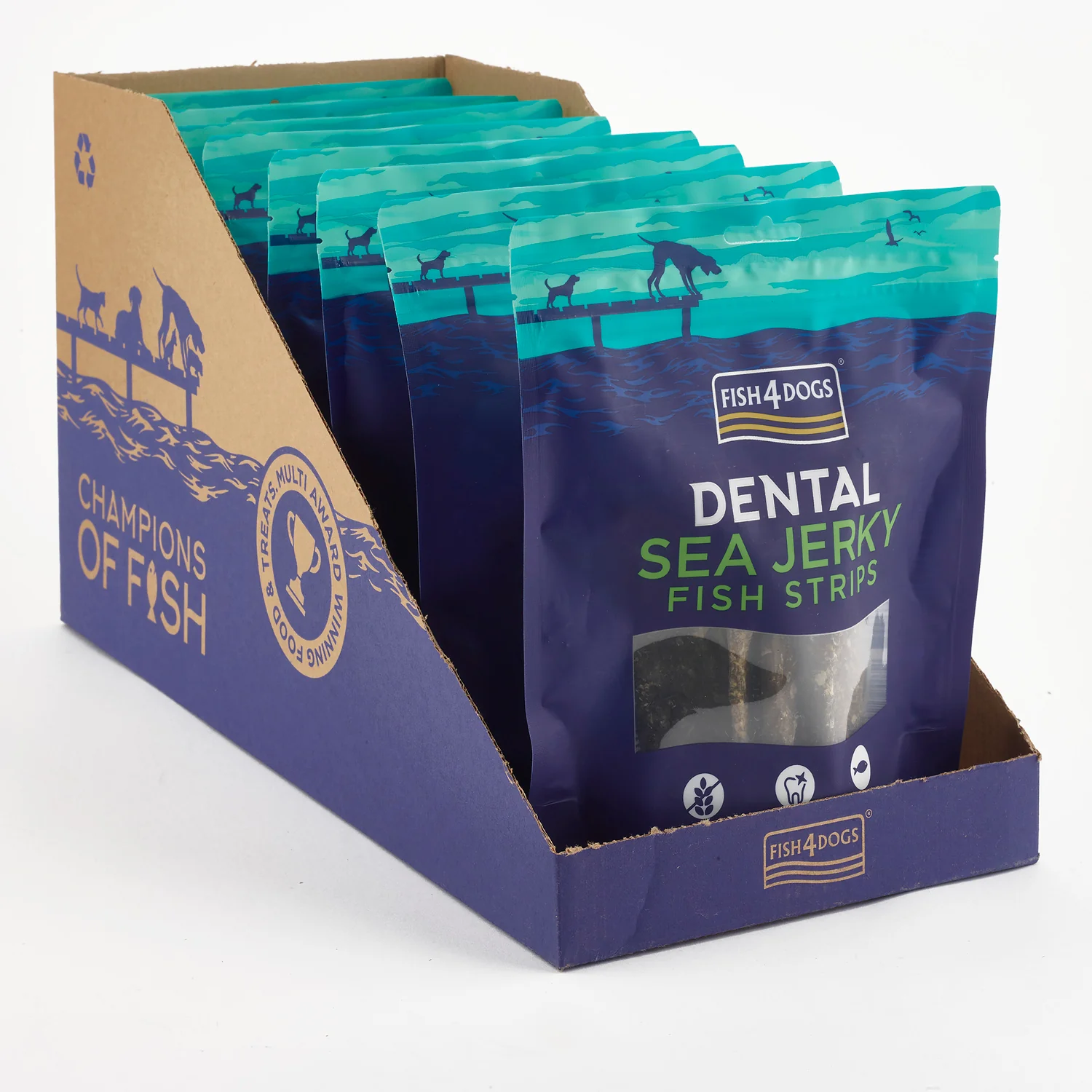 Fish4dogs Snack Dental Para Perro – Fish Strips 10x100g - Image 6