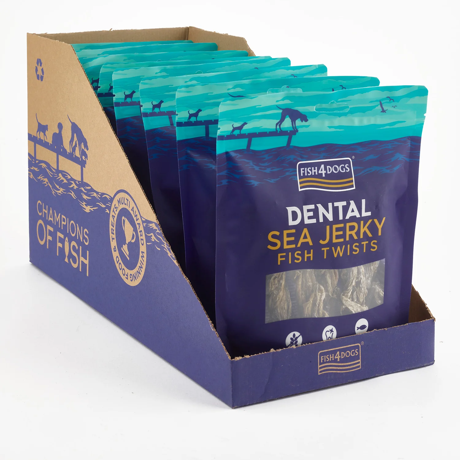 Fish4dogs Snack Dental Para Perro – Fish Twists 4x500g - Image 4