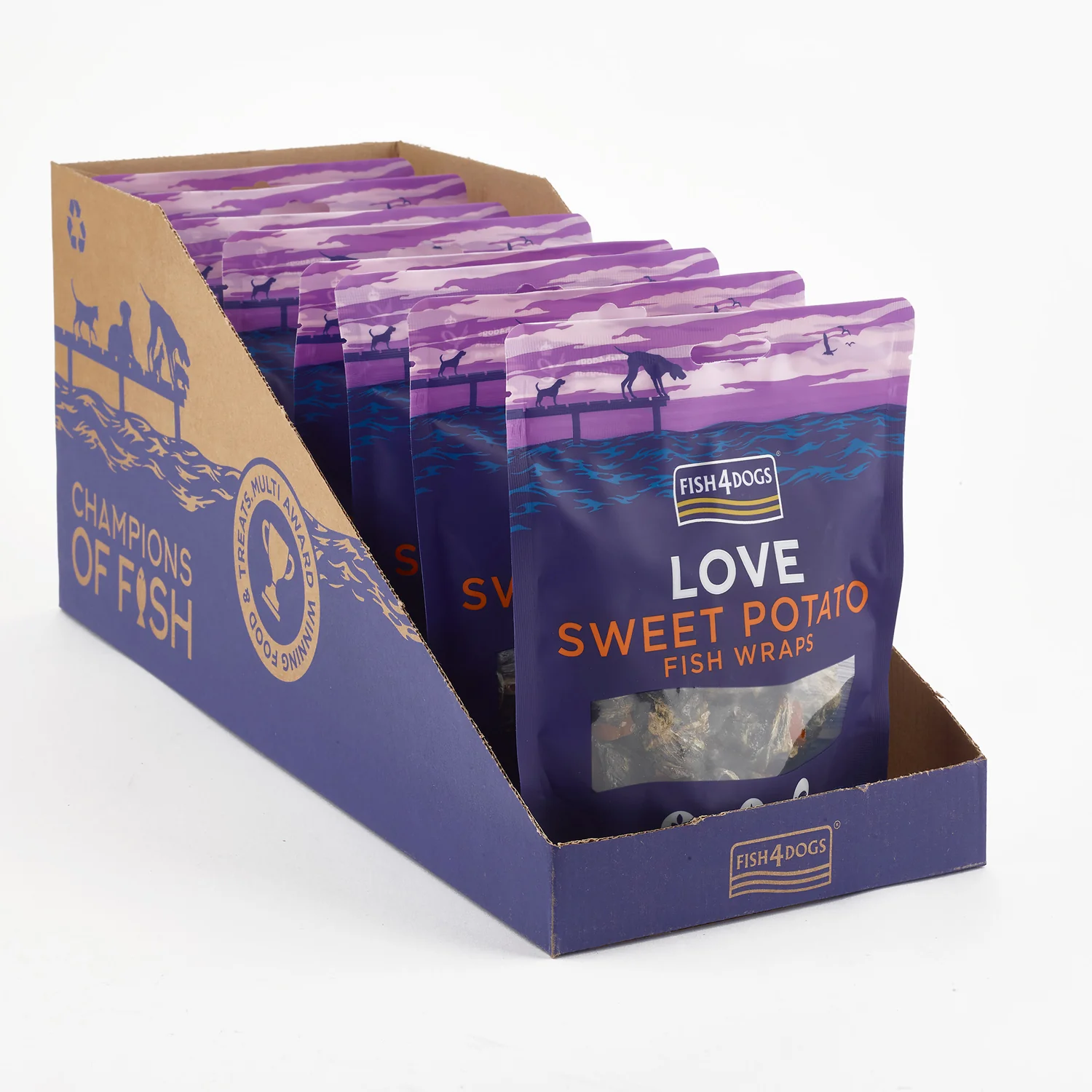 Fish4dogs Snack Natural Para Perros – Love Boniato Con Pescado 100 G (pack De 10) - Image 3