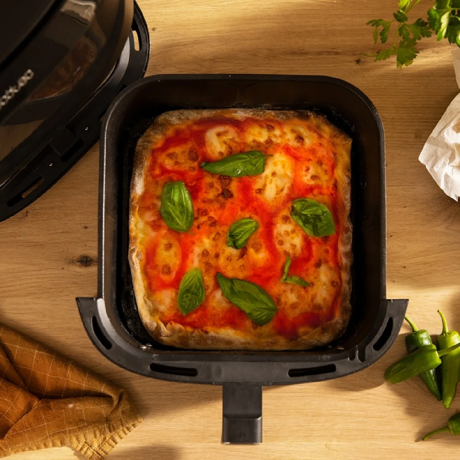 Freidora Sin Aceite De 7,6 L Aire Caliente Cecofry Absolute 7600. 2000 W, Digital Y Compacta, Tecnología Perfectcook, Temperadura Y Tiempo Regulable - Image 4