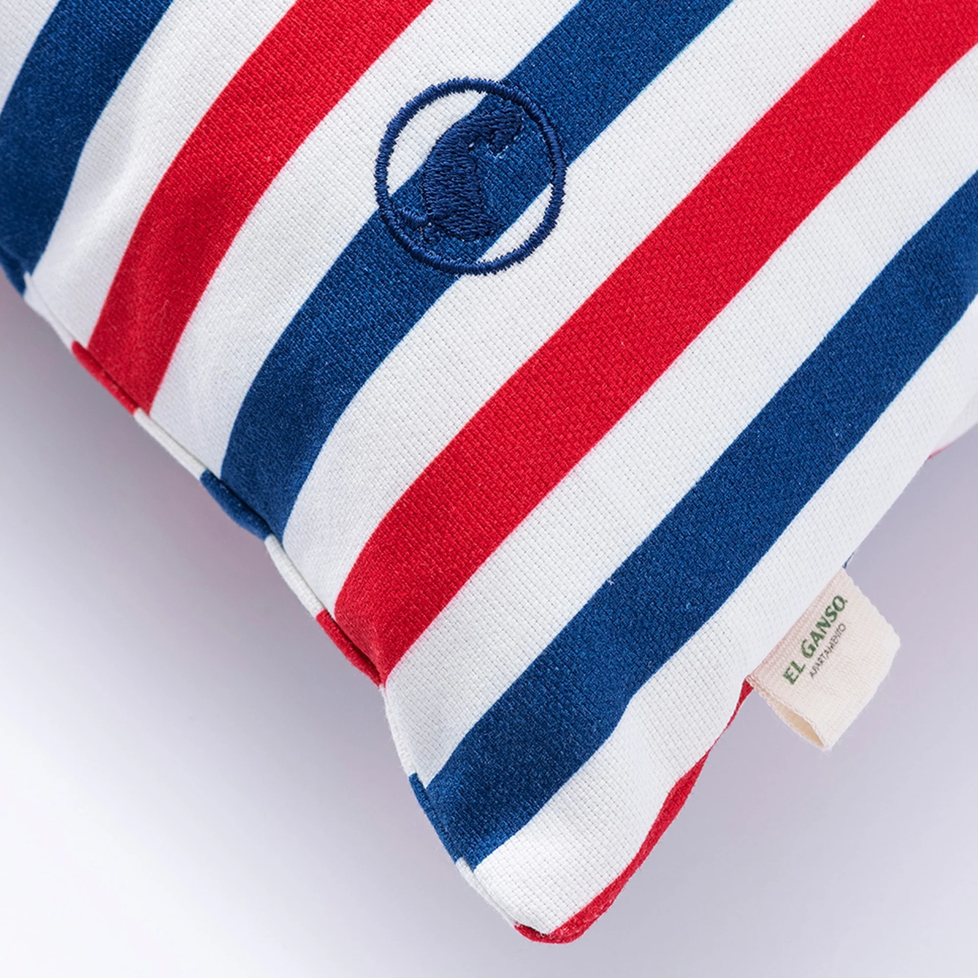 Funda De Cojín 40x40cm 100% Algodón 300gsm Rayas Yale El Ganso - Image 3