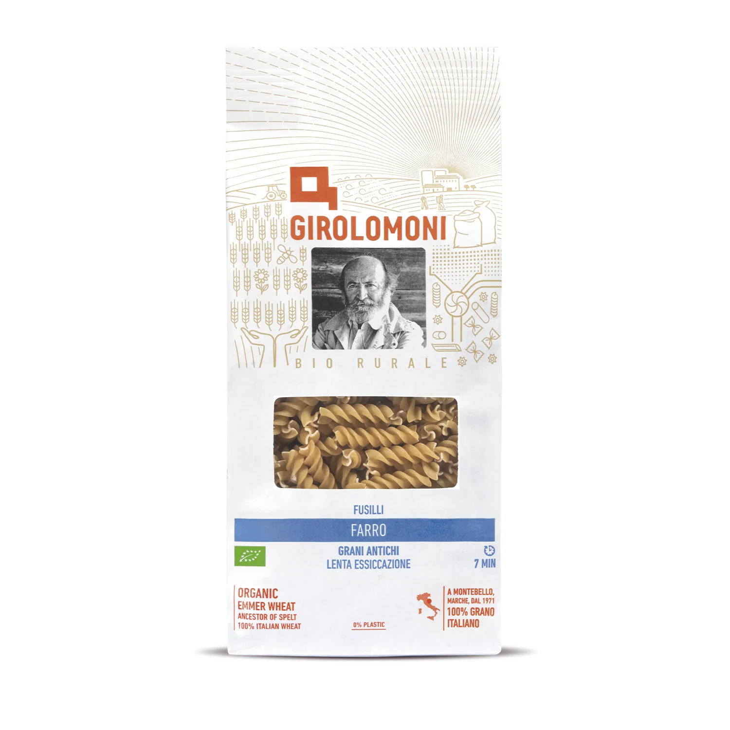 Fusilli espelta bio Girolomoni 500g