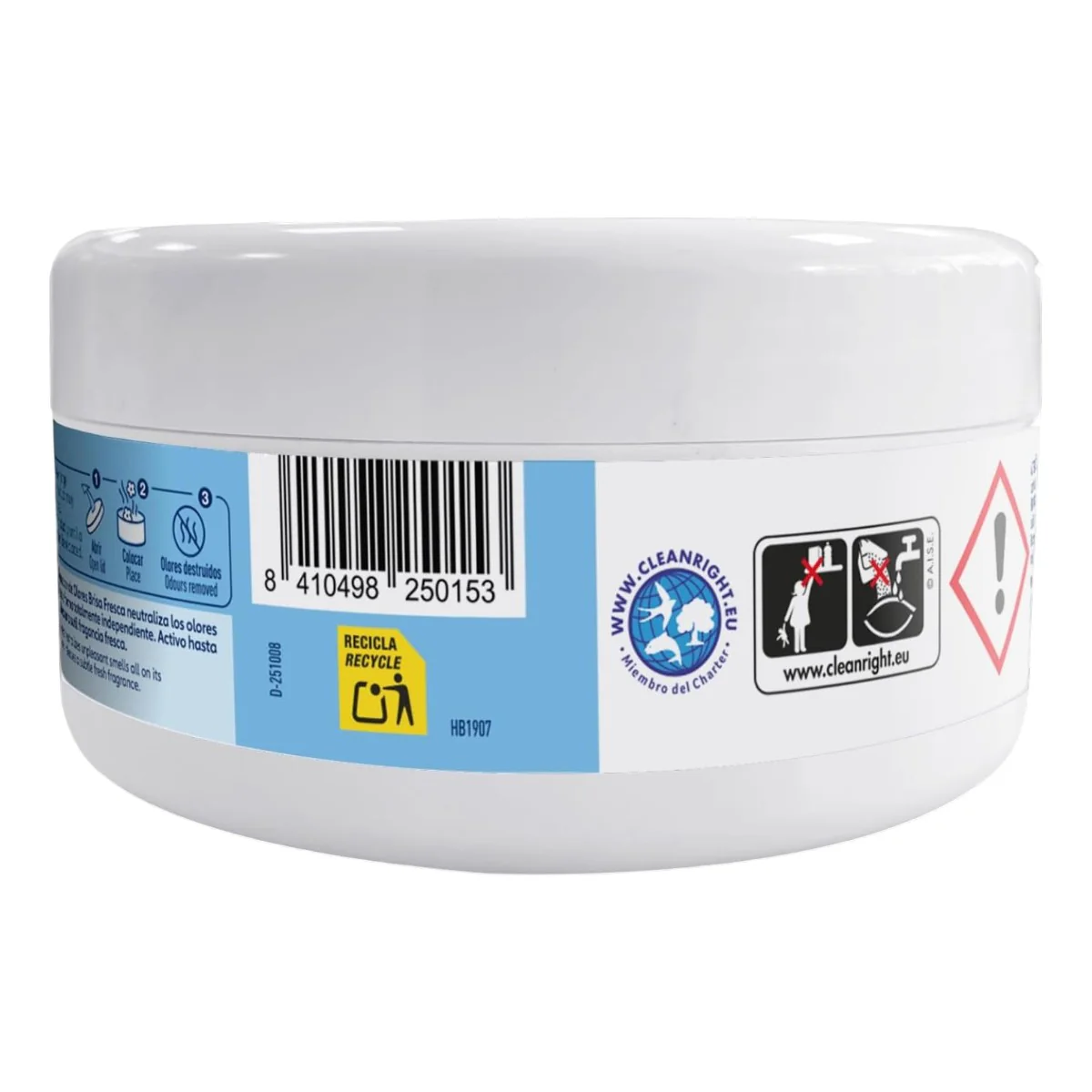 Gel Eliminador de Olores Brisa Fresca 300g Baño, Cocina, Tabaco y Moho CROCODOR - Image 3