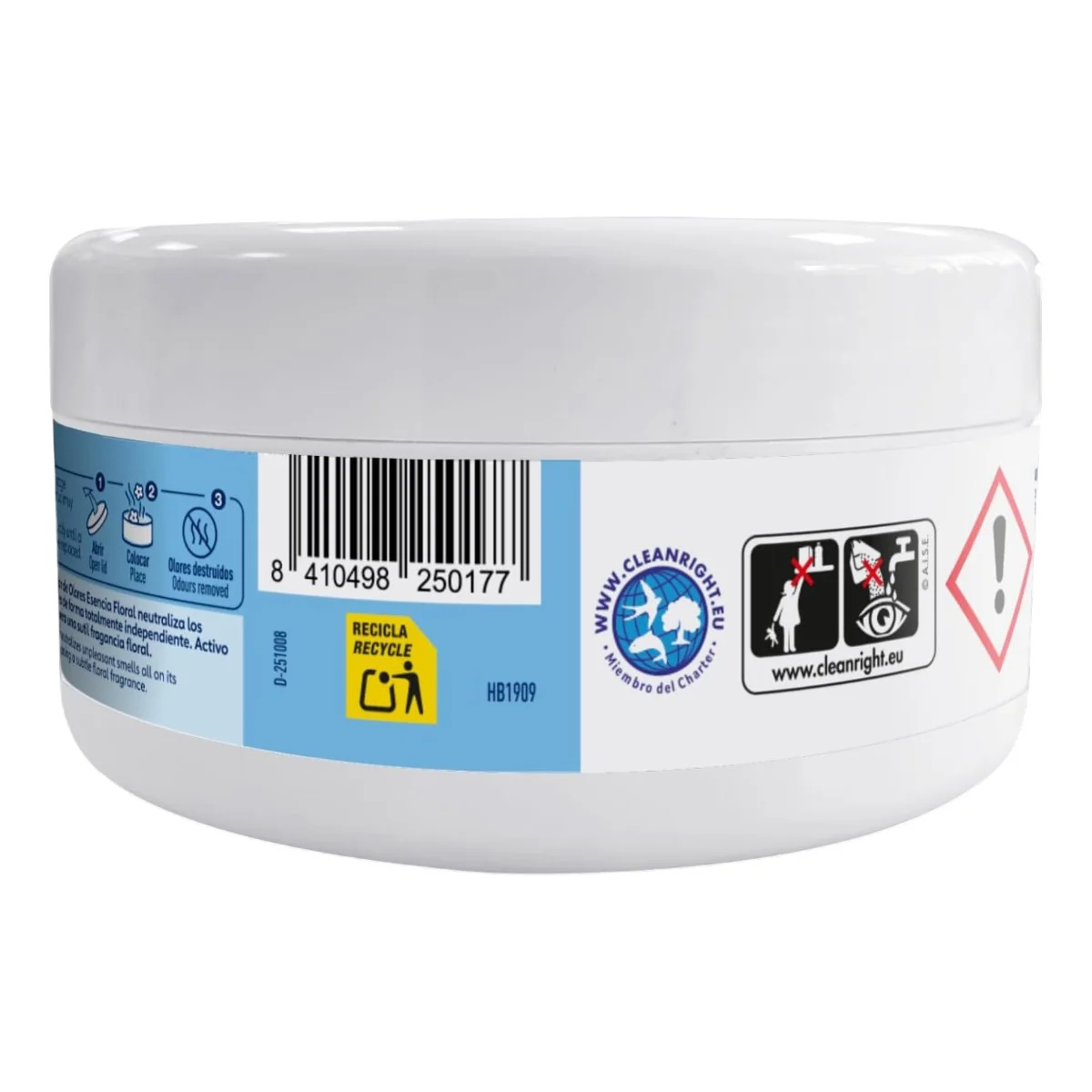 Gel Eliminador de Olores Esencia Floral 300g Baño, Cocina, Tabaco y Moho CROCODOR - Image 3