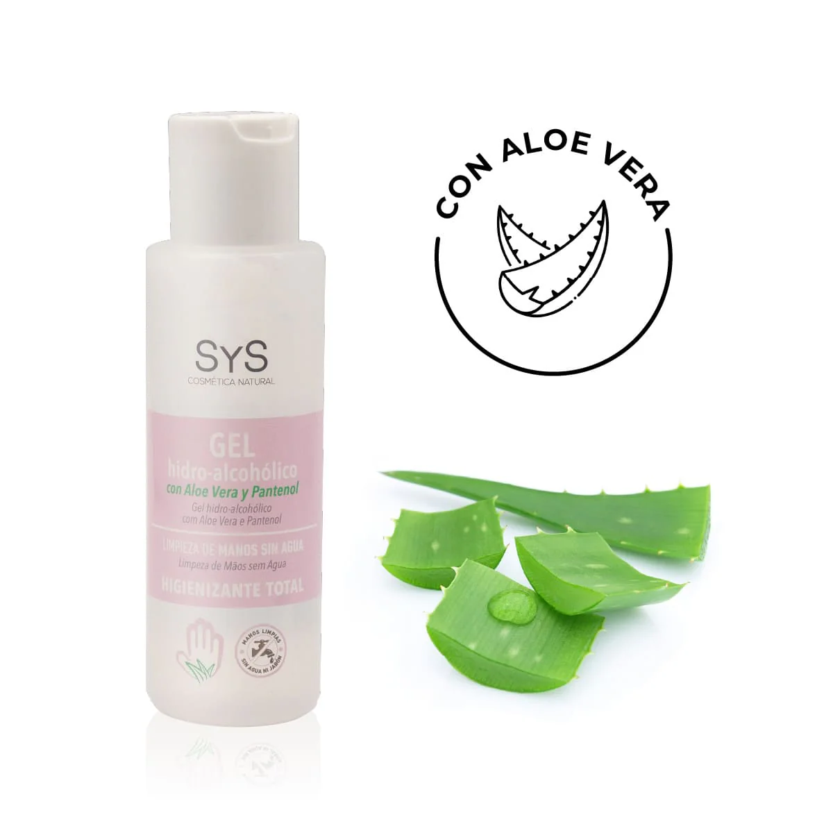 Gel Hidroalcohólico con Aloe Vera Labnatur 100 ml | Formato Viaje | Higiene de Manos | Hidratante - Image 2