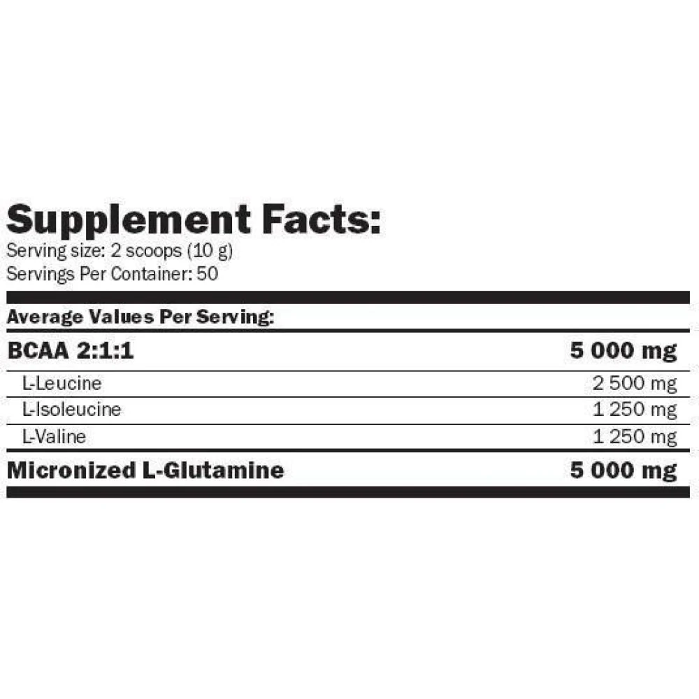 Glutamine + Bcaa 530 Gr Neutro - Image 2