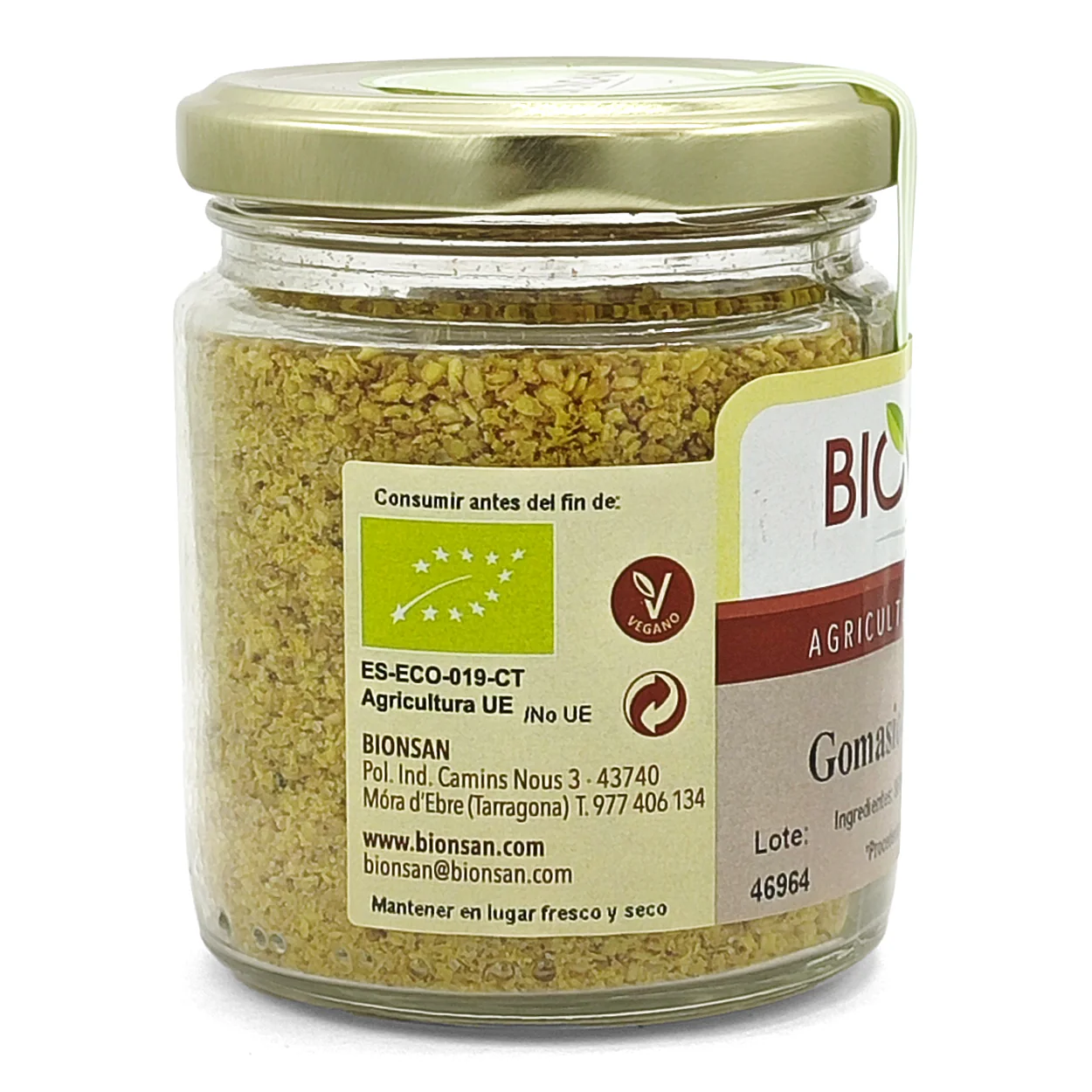 Gomasio Con Curcuma Eco Bionsan 115g - Image 3