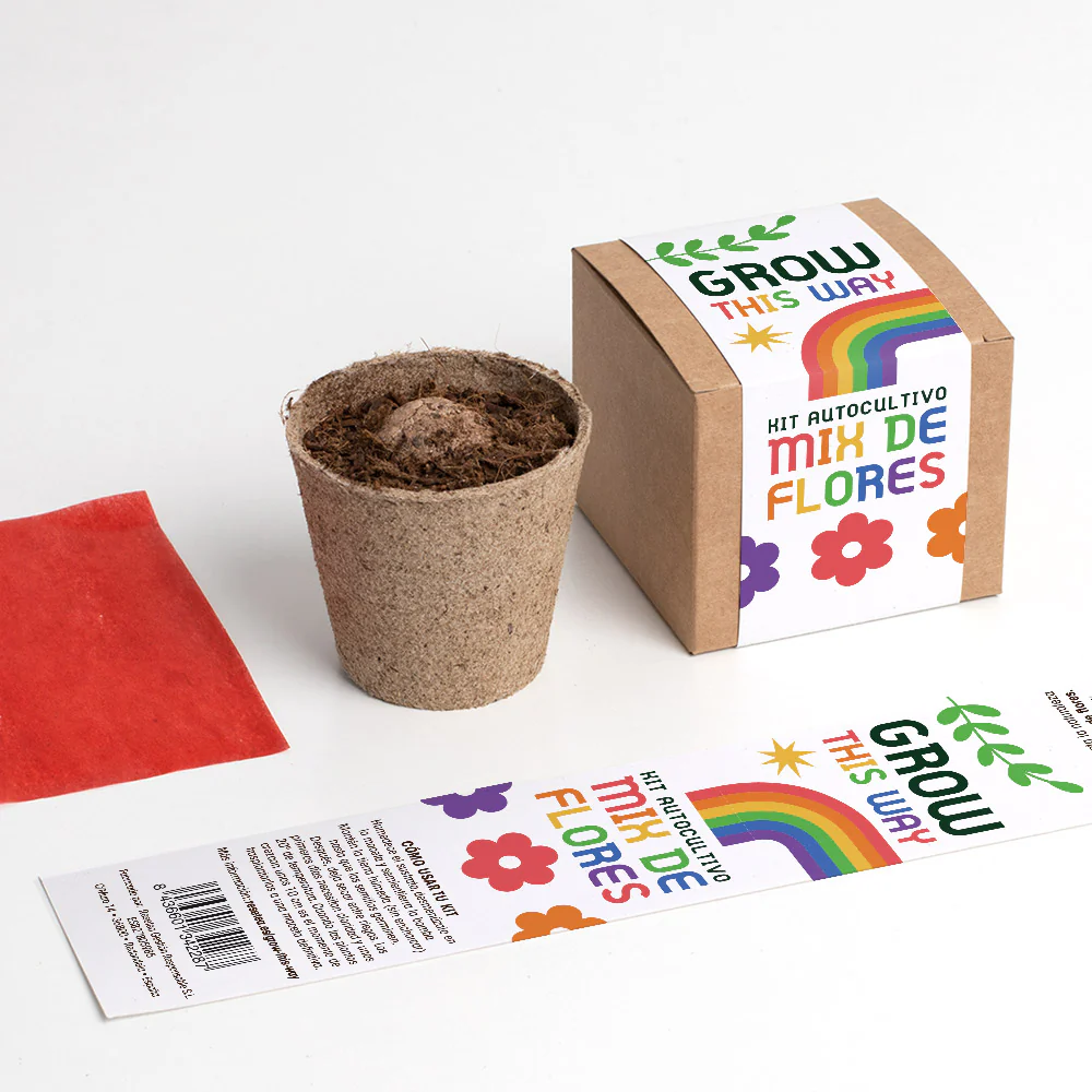 Grow This Way | Kit De Autocultivo Mix De Flores | Actividad Educativa Y Regalo Original - Image 4