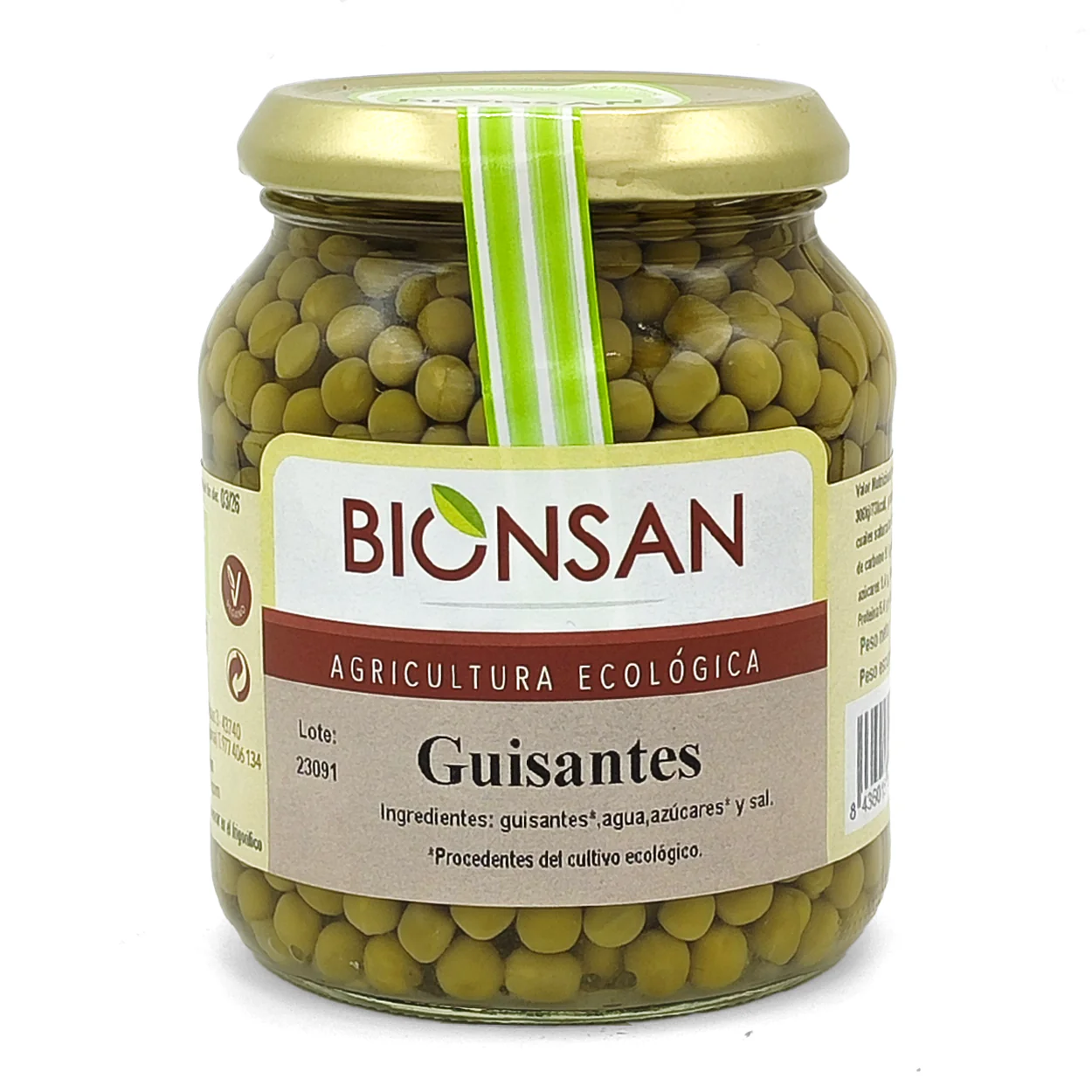 Guisantes En Conserva Eco Bionsan 320gr