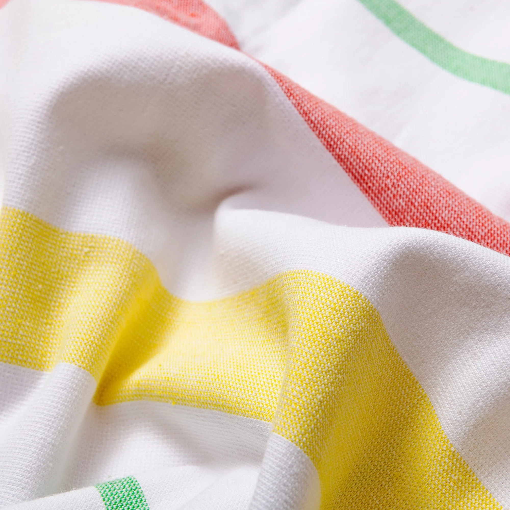 Hammam 80x165cm 350gsm 100% Algodón Rosa, Amarillo Y Verde Rainbow Be - Image 3