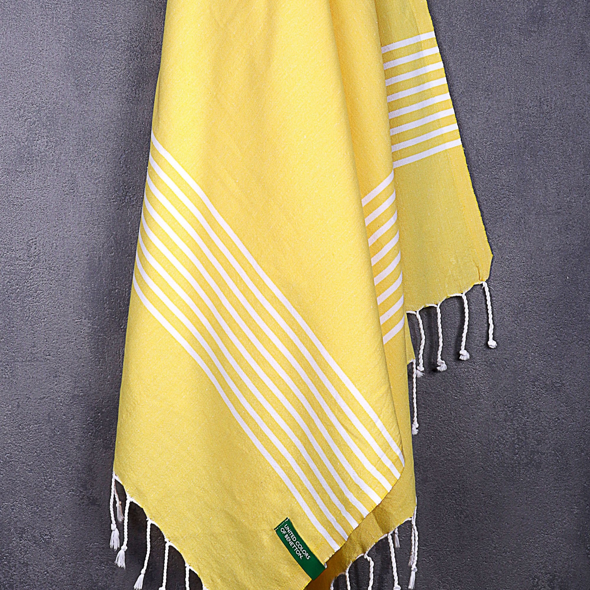 Hamman 80x165cm 170gsm 100%algodon Amarillo Casa Benetton - Image 6