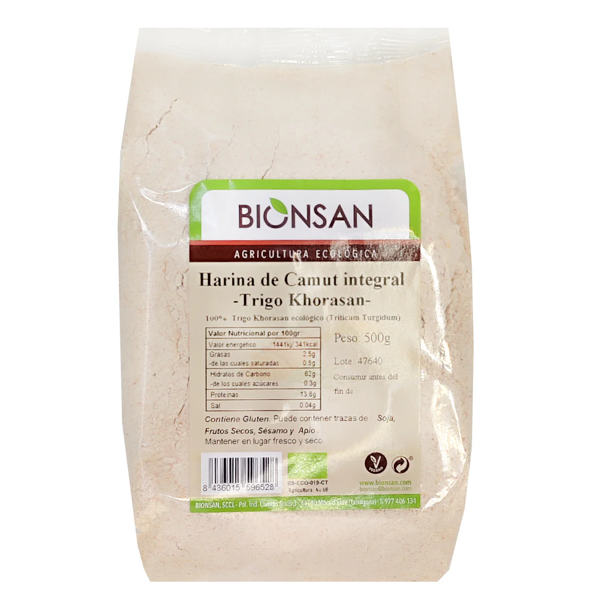 Harina De Camut Integral Eco Bionsan 500gr