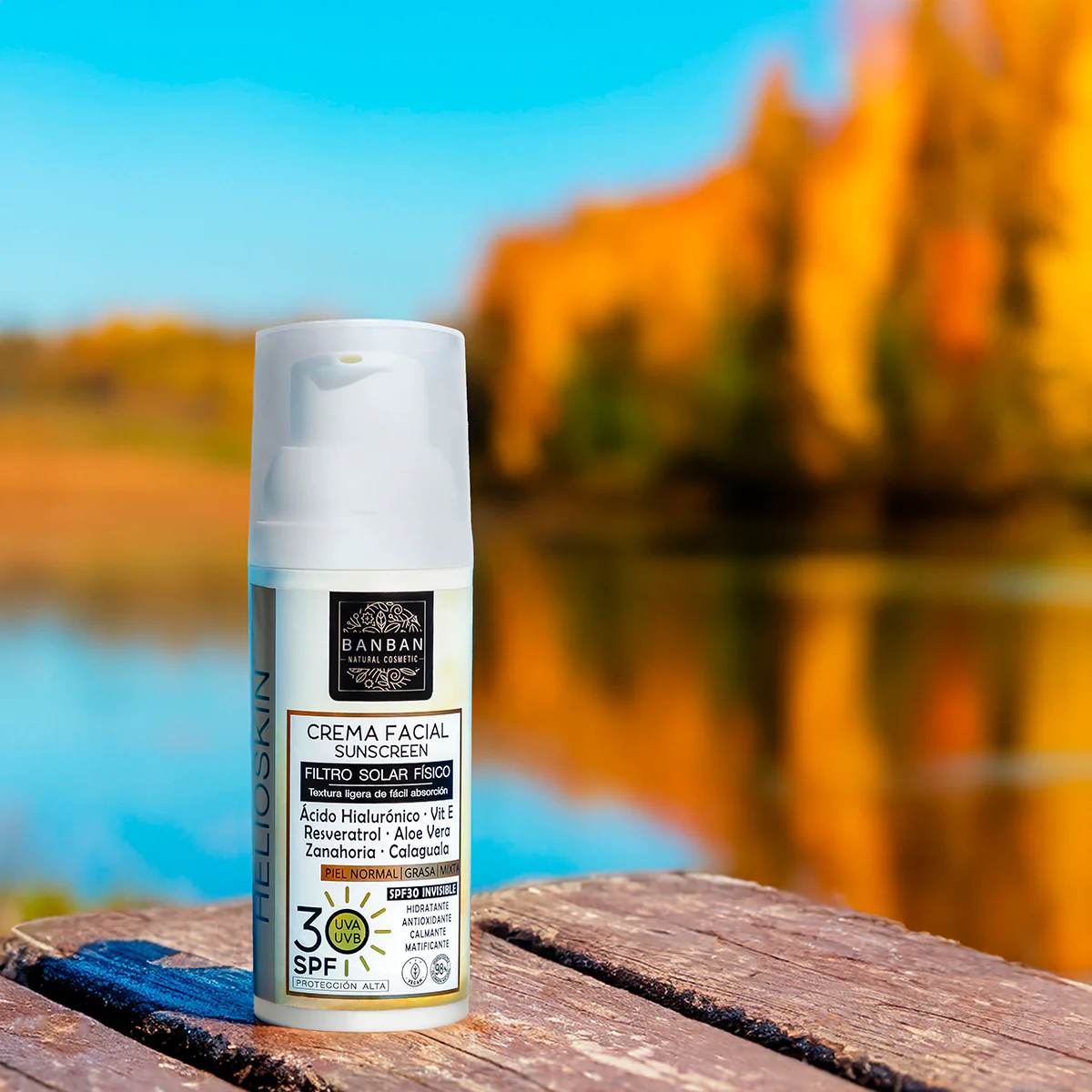 Helioskin Piel Normal Grasa Mixta SPF30 50ml Banban - Image 4