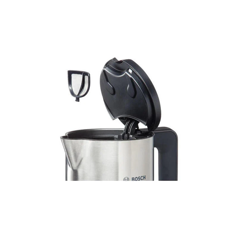 Hervidor De Agua Bosch Twk8611p 1,5 L Antracita, Acero Inoxidable, Blanco 2400 W - Image 3