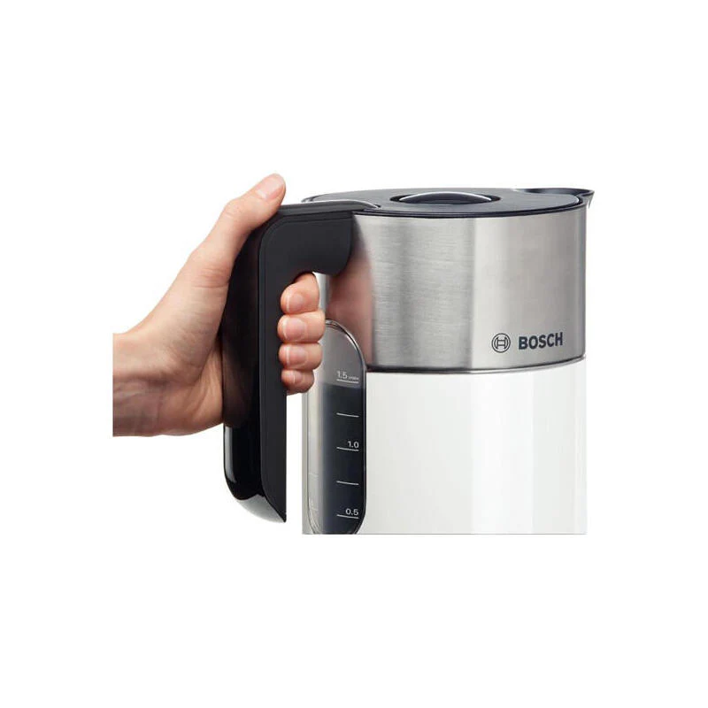 Hervidor De Agua Bosch Twk8611p 1,5 L Antracita, Acero Inoxidable, Blanco 2400 W - Image 4