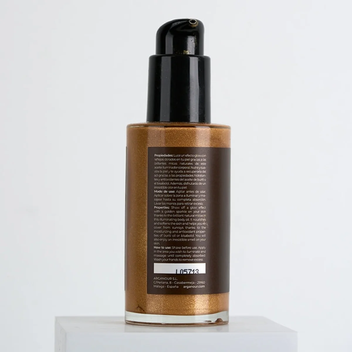 Iluminador corporal Brilli Brilli Arganour 100ml - Image 6