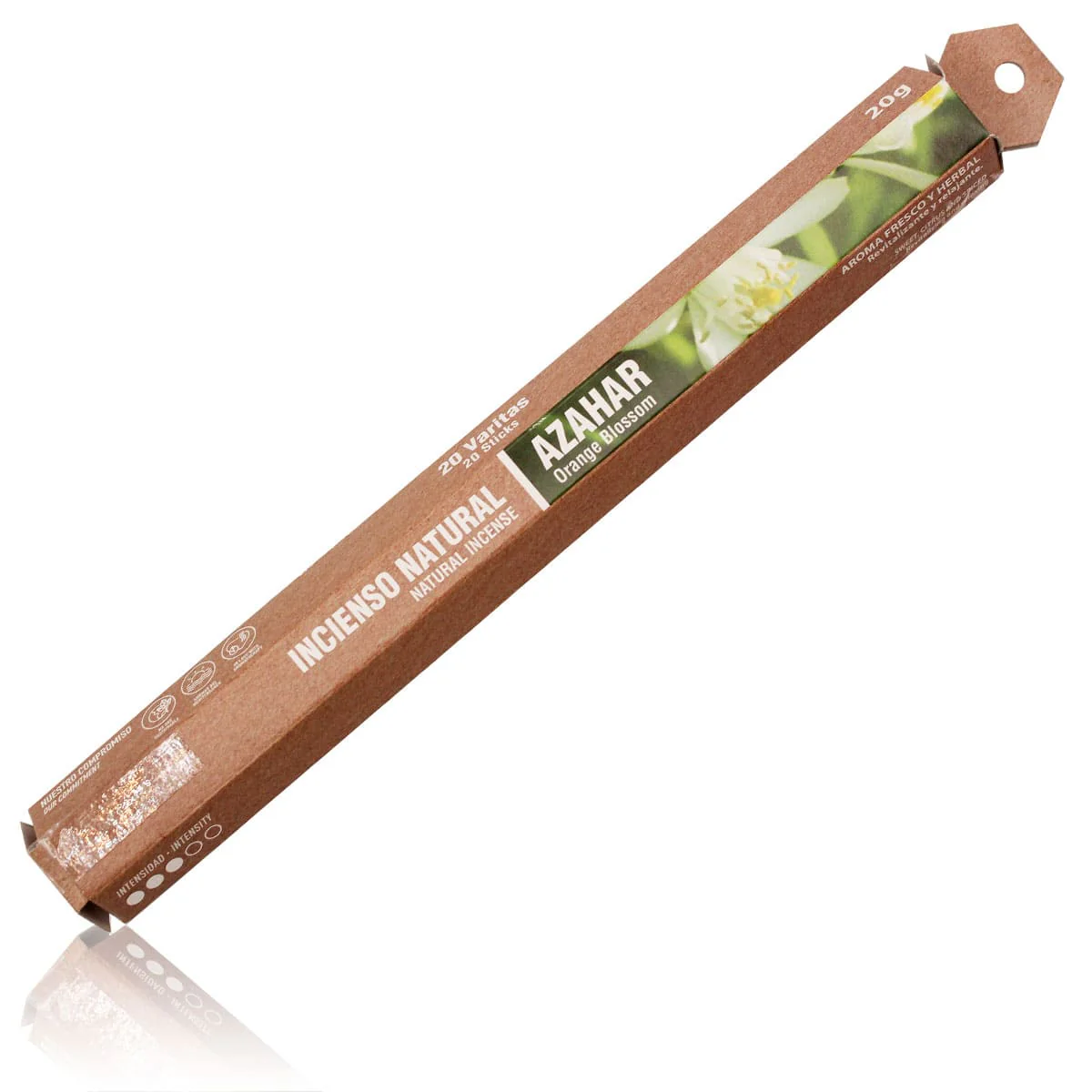 Incienso Natural 20 Sticks Azahar SYS Aromas | Fragancia Floral Fresca | Ambiente Relajante | Aroma Duradero