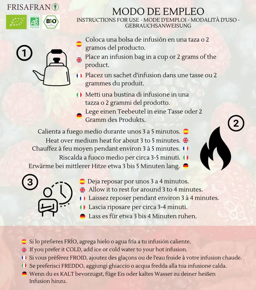 Infusión De Frutas Del Bosque En Pirámides Ecológica | Frisafran 30 Uds - Image 6