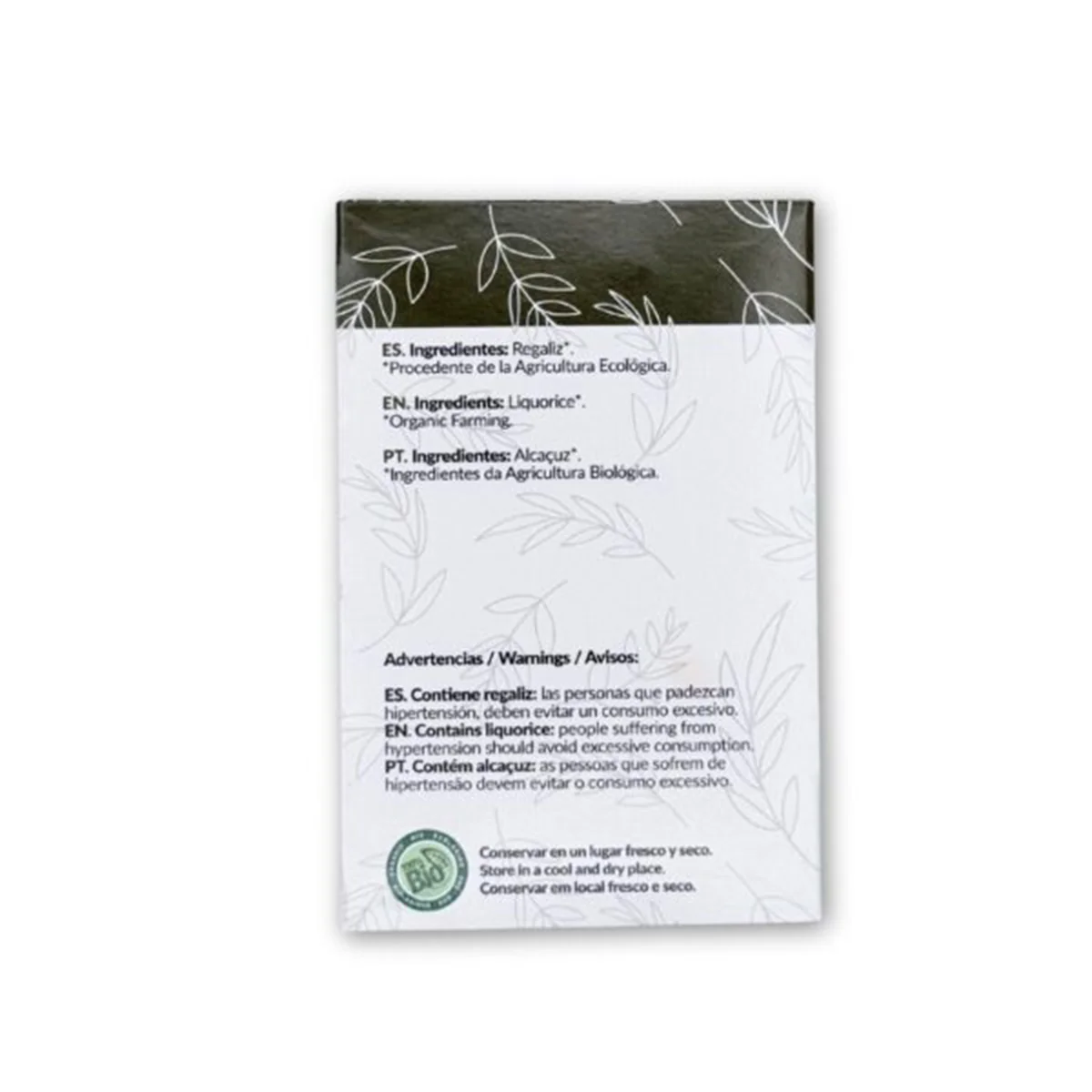Infusión Regaliz ECO Artemis BIO 20 bolsitas 36g - Image 3
