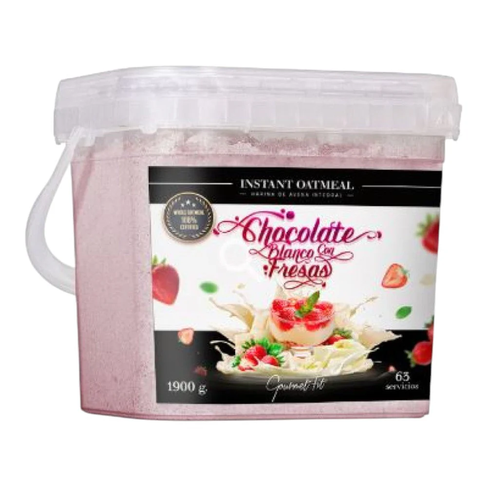 Instant Oatmeal 1.9 Kg Chocolate Blanco - Fresa