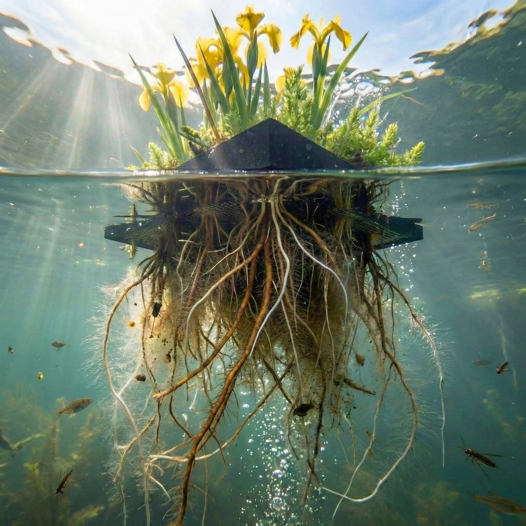 Isla Vegetal Antimosquitos: 4 Tipos De Plantas De Estanque Y Accesorios - Image 3