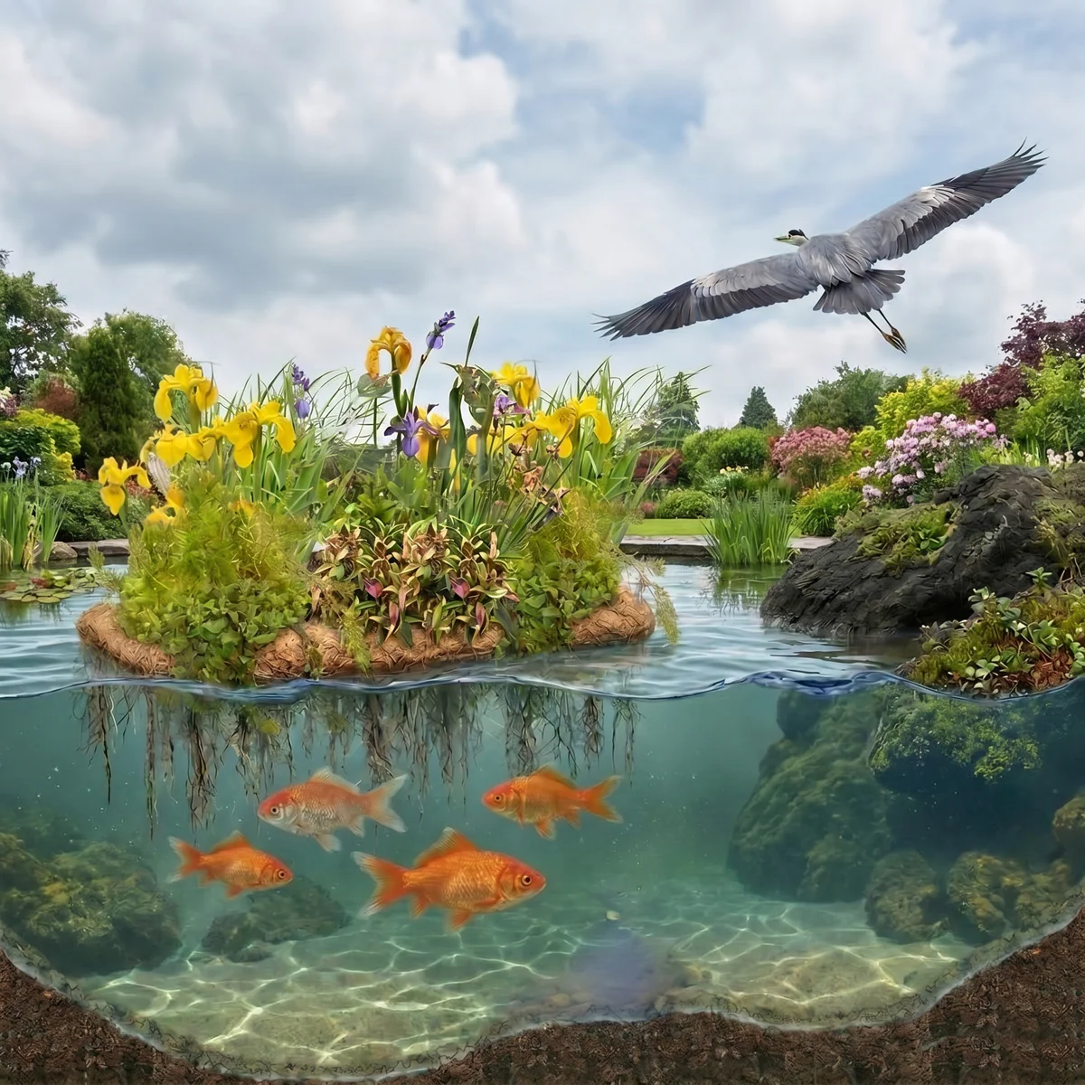 Isla Vegetal Antimosquitos: 4 Tipos De Plantas De Estanque Y Accesorios - Image 5
