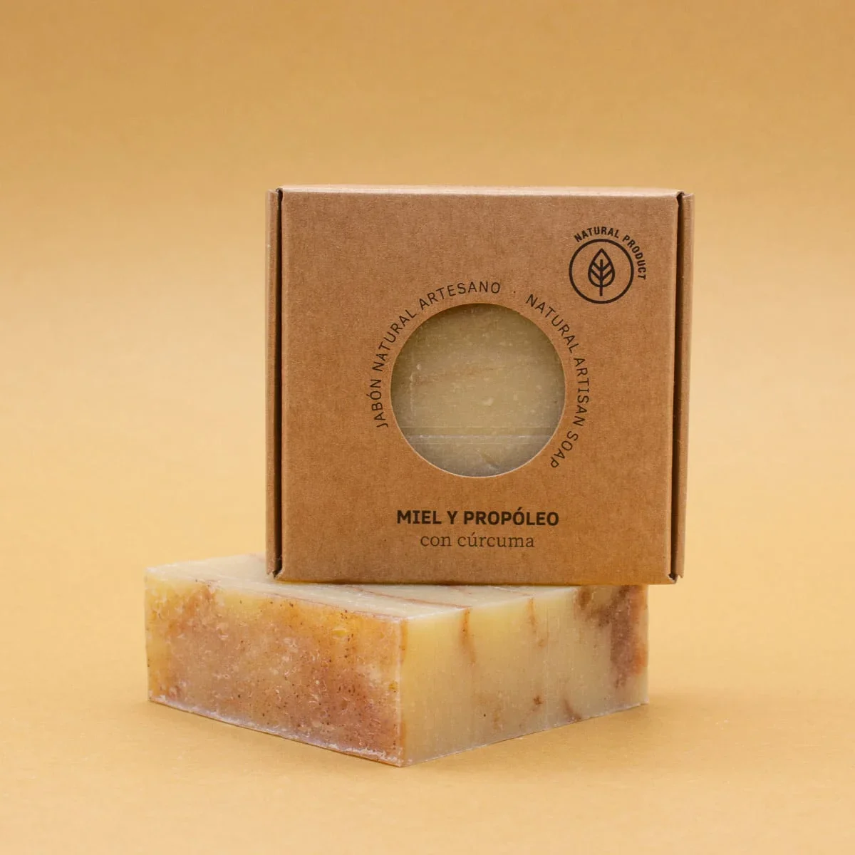 Jabón Natural Artesano Miel y Propóleo Labnatur 100 g | Reparador | Piel Sensible | Nutritivo - Image 3