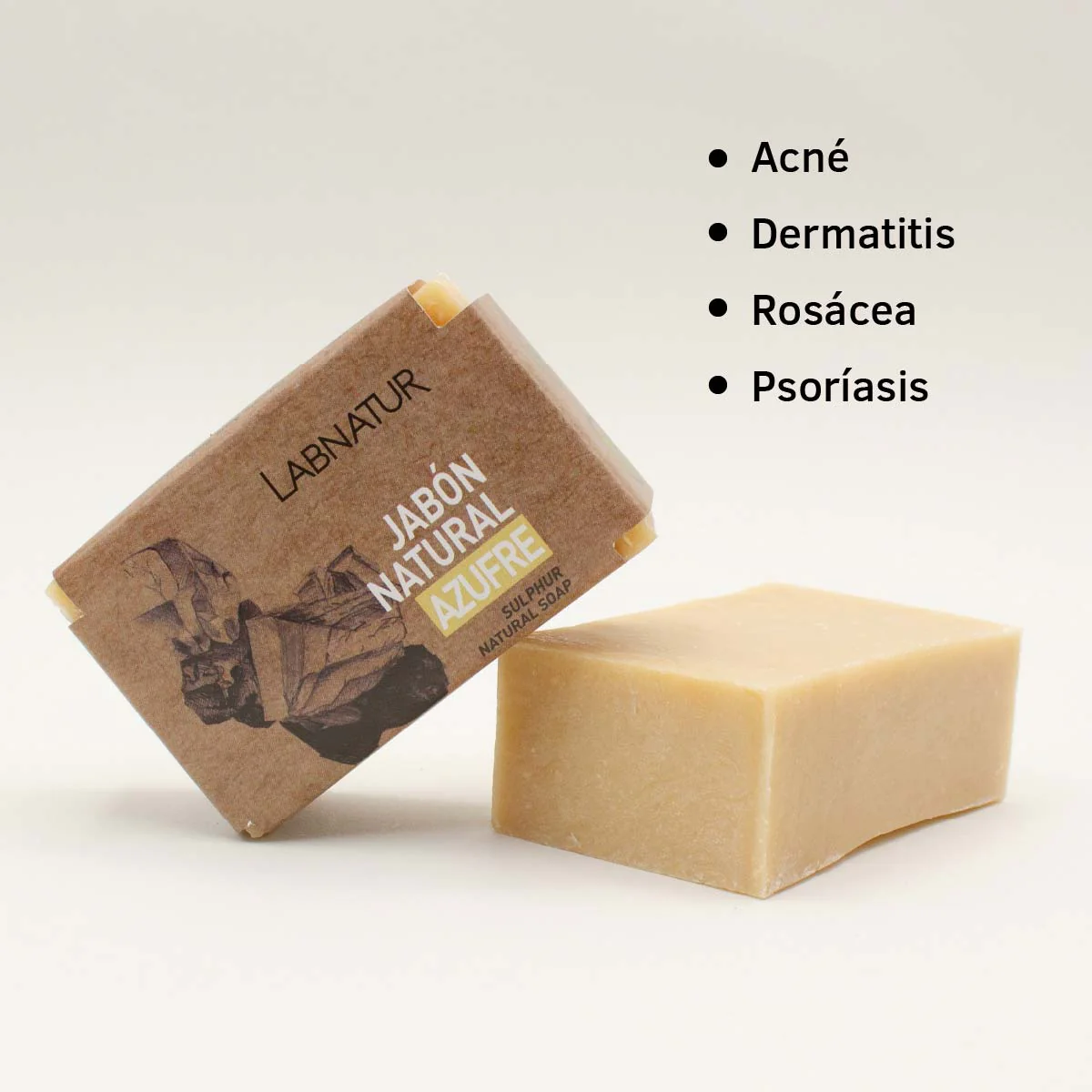 Jabón Natural Azufre Labnatur 100 G | Piel Grasa Y Acné | Purificante | Control Sebo - Image 2