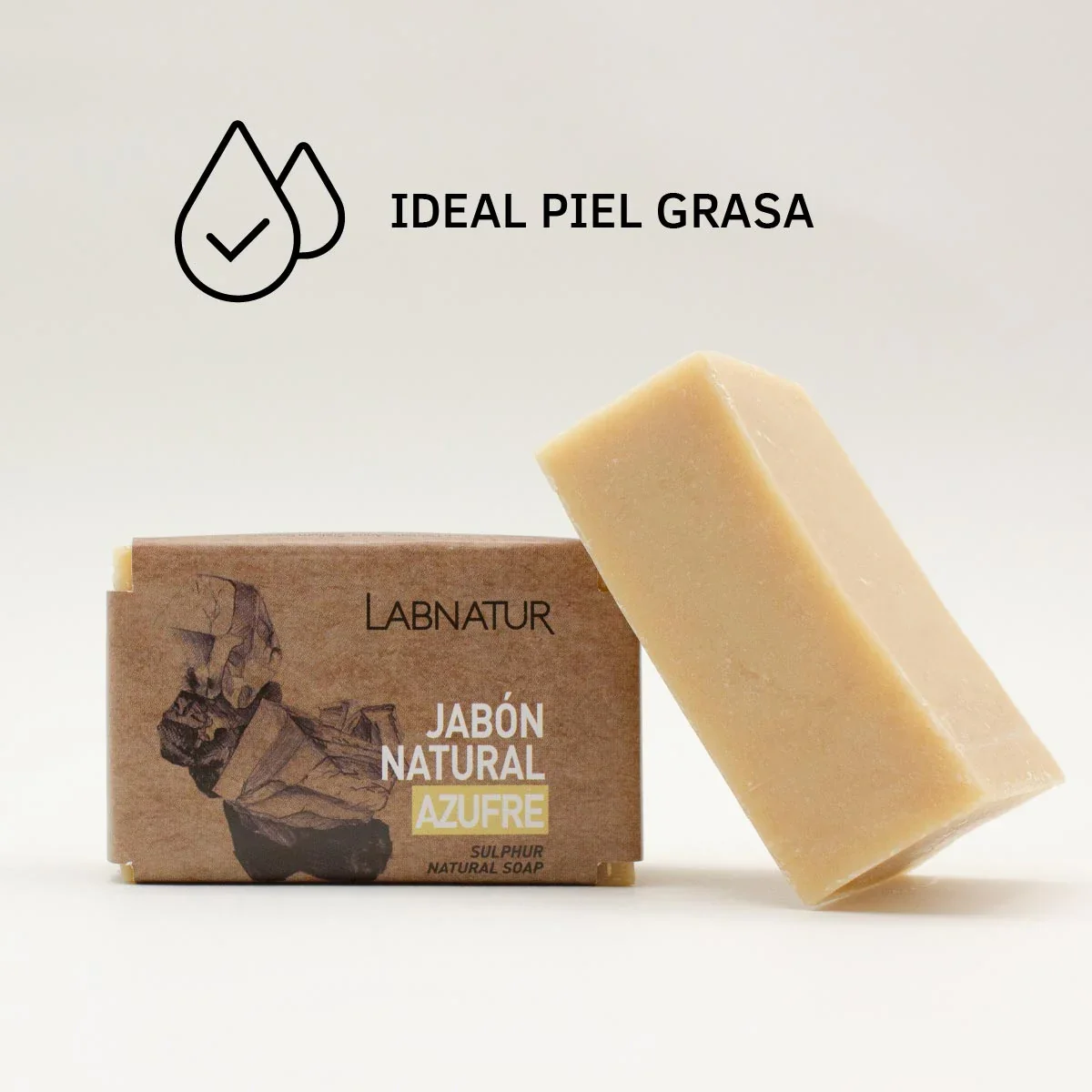 Jabón Natural Azufre Labnatur 100 G | Piel Grasa Y Acné | Purificante | Control Sebo - Image 3