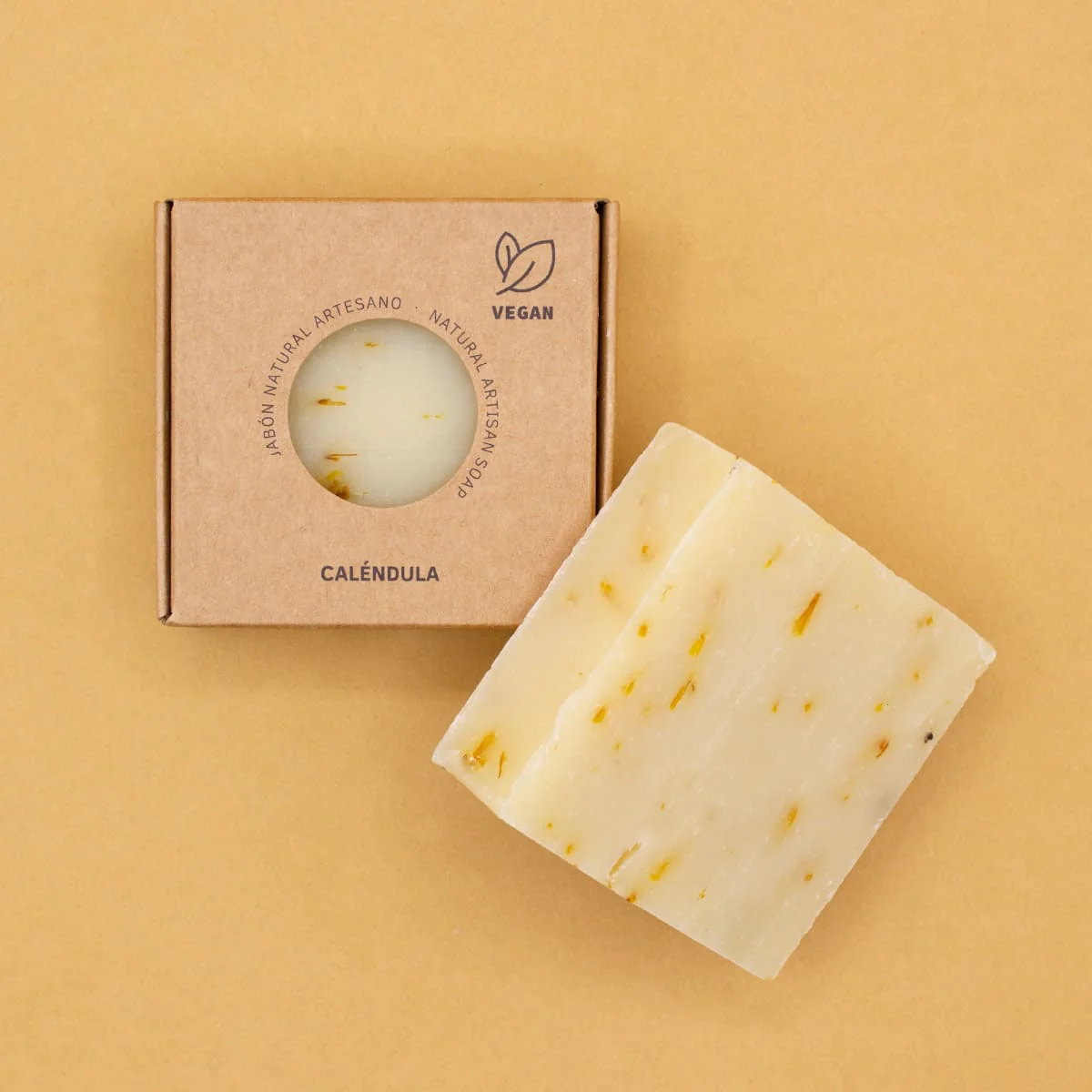 Jabón Natural Caléndula Premium Labnatur 100 g| Piel Sensible | Calmante | Regenerador Suave - Image 3