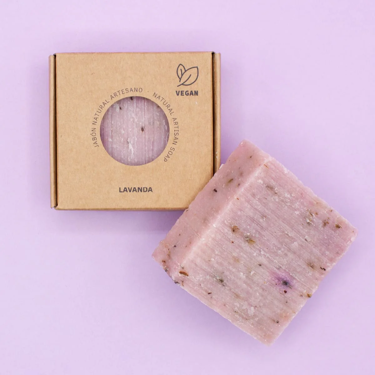 Jabón Natural Lavanda Premium Labnatur 100 g | Relajante | Aromaterapia | Limpieza Suave - Image 2